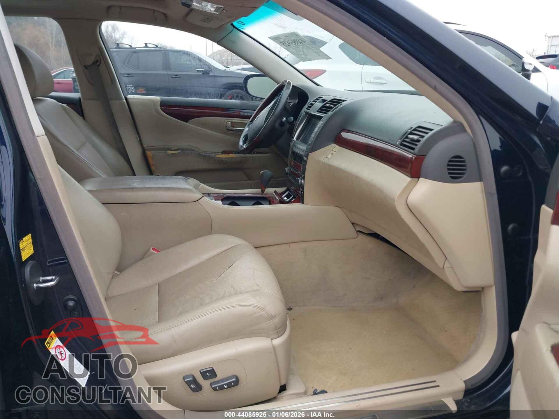 LEXUS LS 460 2009 - JTHBL46F395086342
