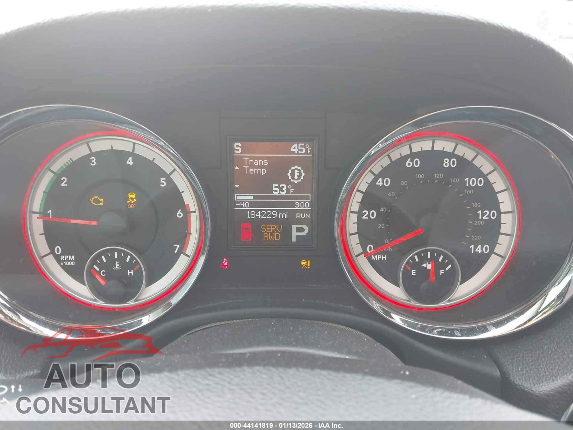 DODGE DURANGO 2013 - 1C4SDJCT1DC696025