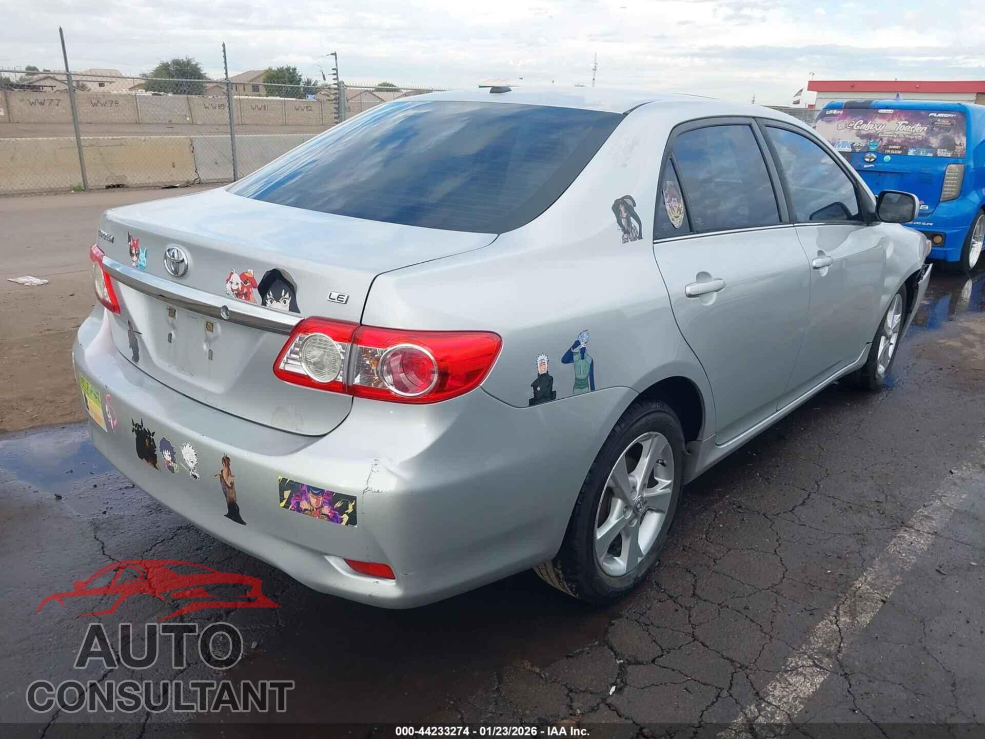TOYOTA COROLLA 2013 - 5YFBU4EE4DP123773