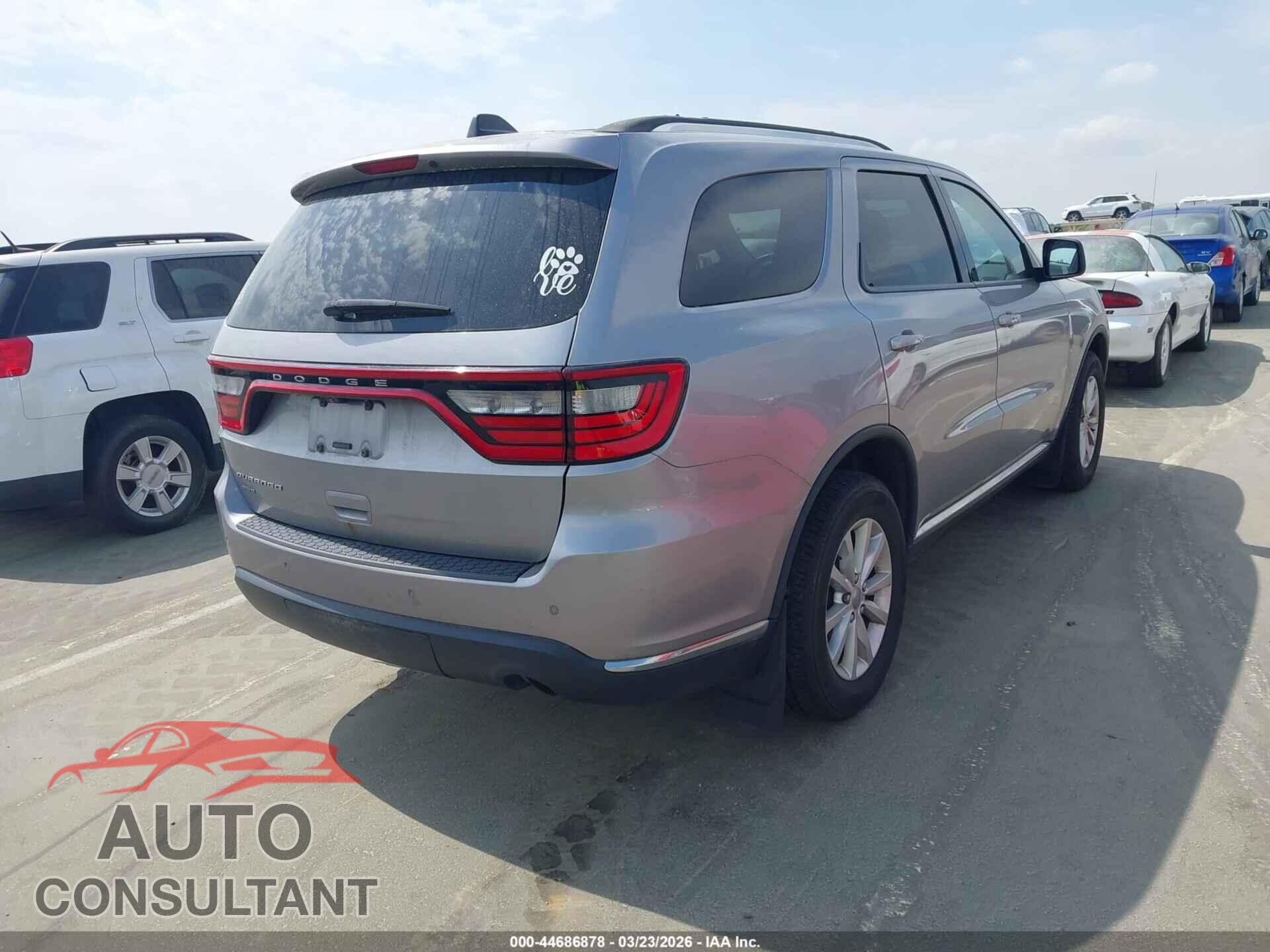 DODGE DURANGO 2015 - 1C4RDJAG3FC811201