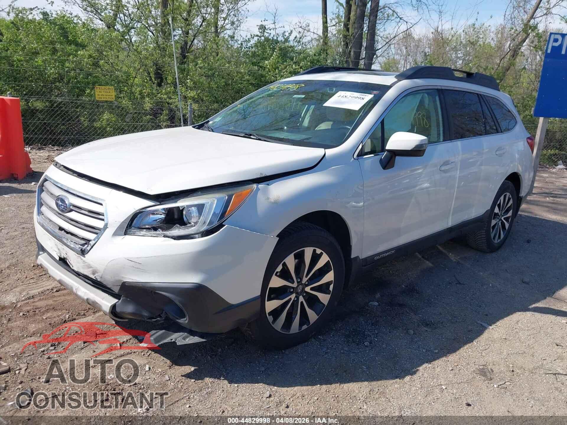 SUBARU OUTBACK 2017 - 4S4BSANC7H3374896