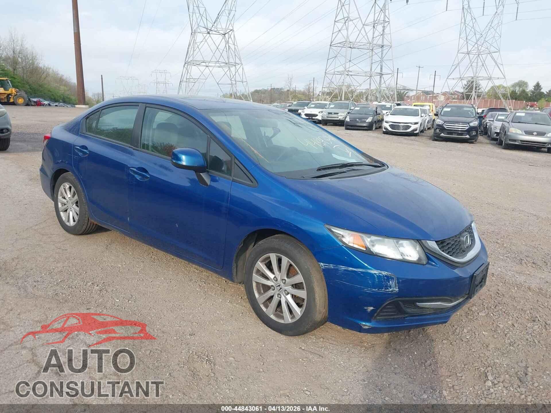 HONDA CIVIC 2013 - 19XFB2F52DE093684