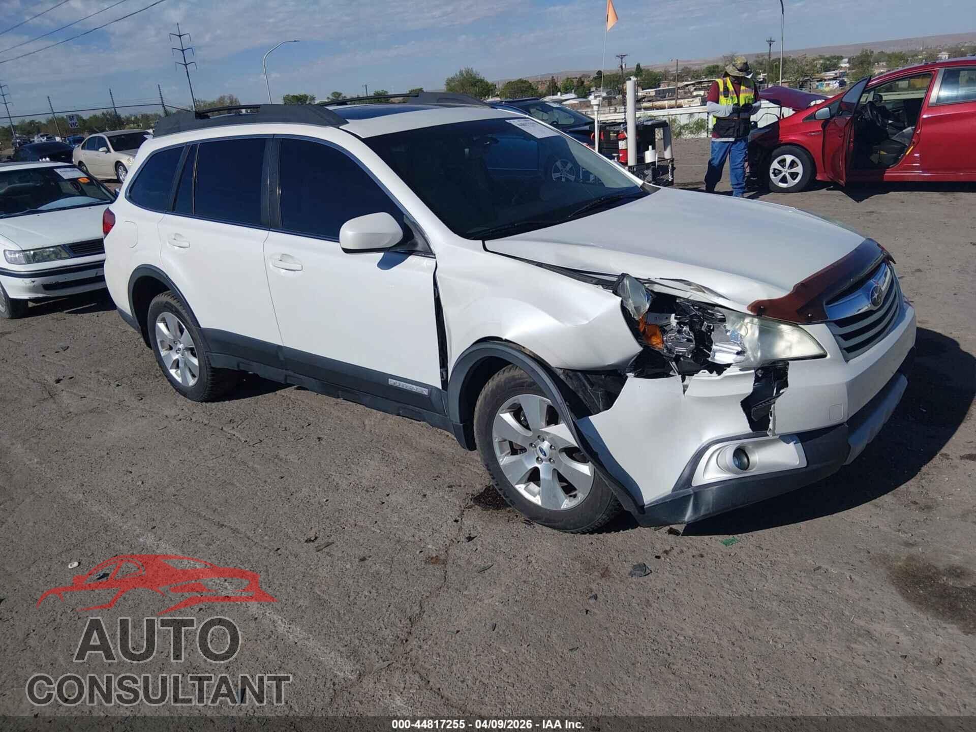 SUBARU OUTBACK 2012 - 4S4BRDKC9C2222022