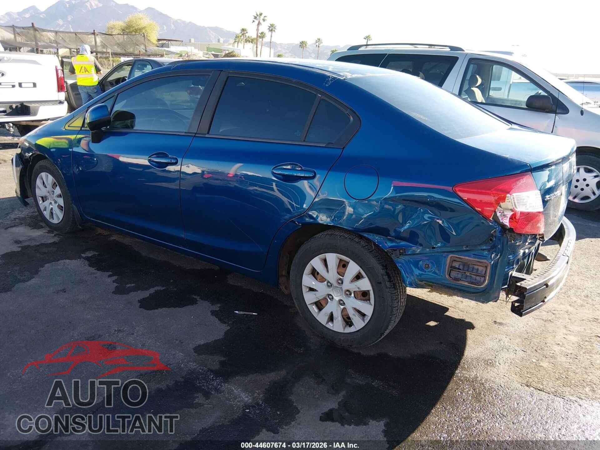 HONDA CIVIC 2012 - 19XFB2F59CE340407