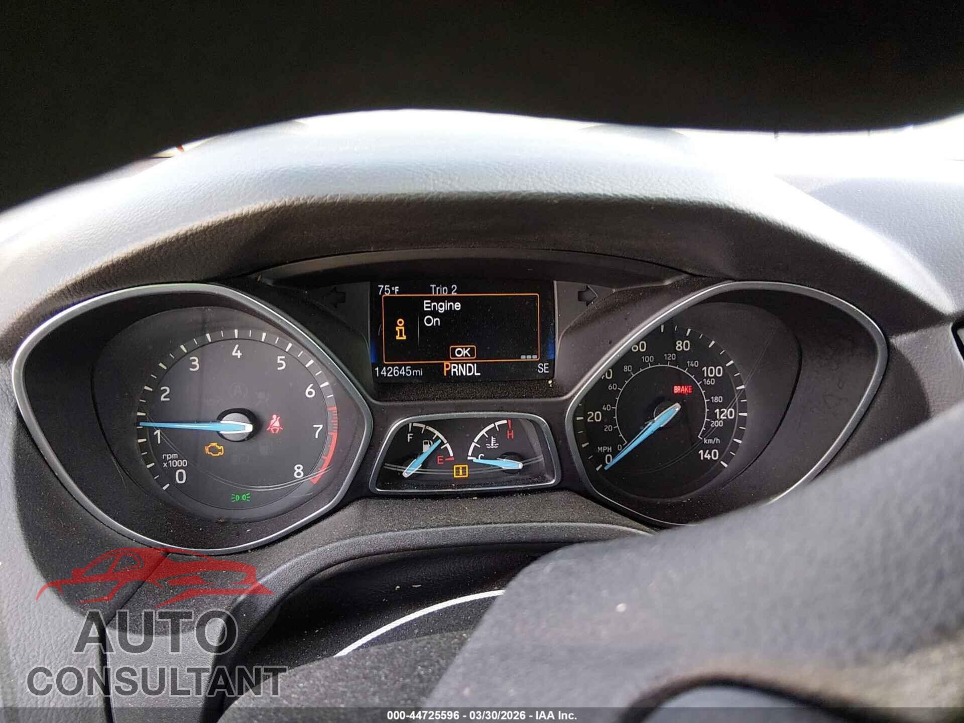 FORD FOCUS 2017 - 1FADP3F27HL334582