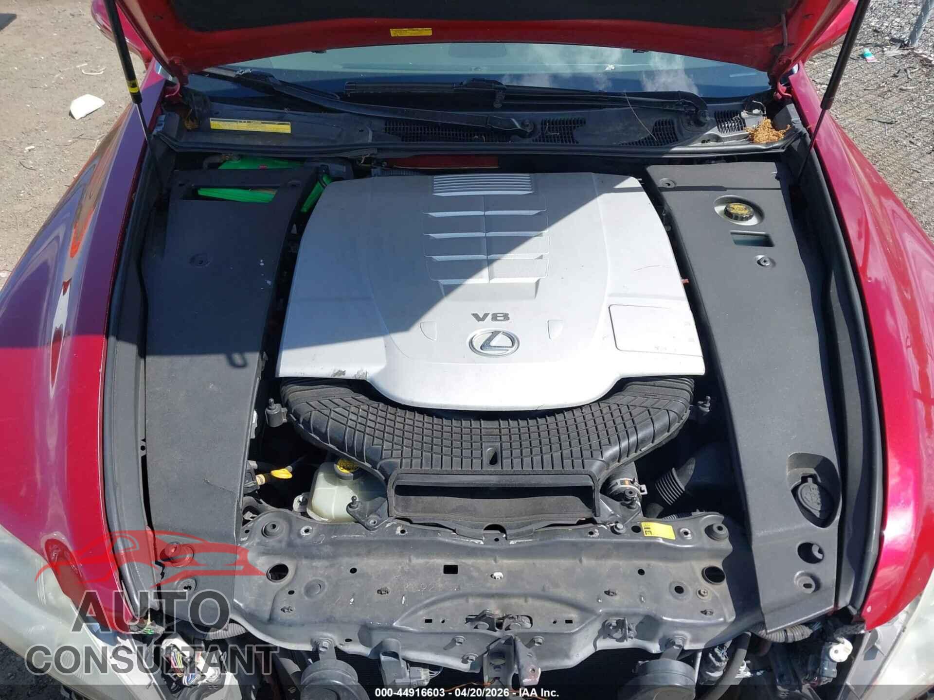 LEXUS LS 460 2011 - JTHGL5EF2B5043324
