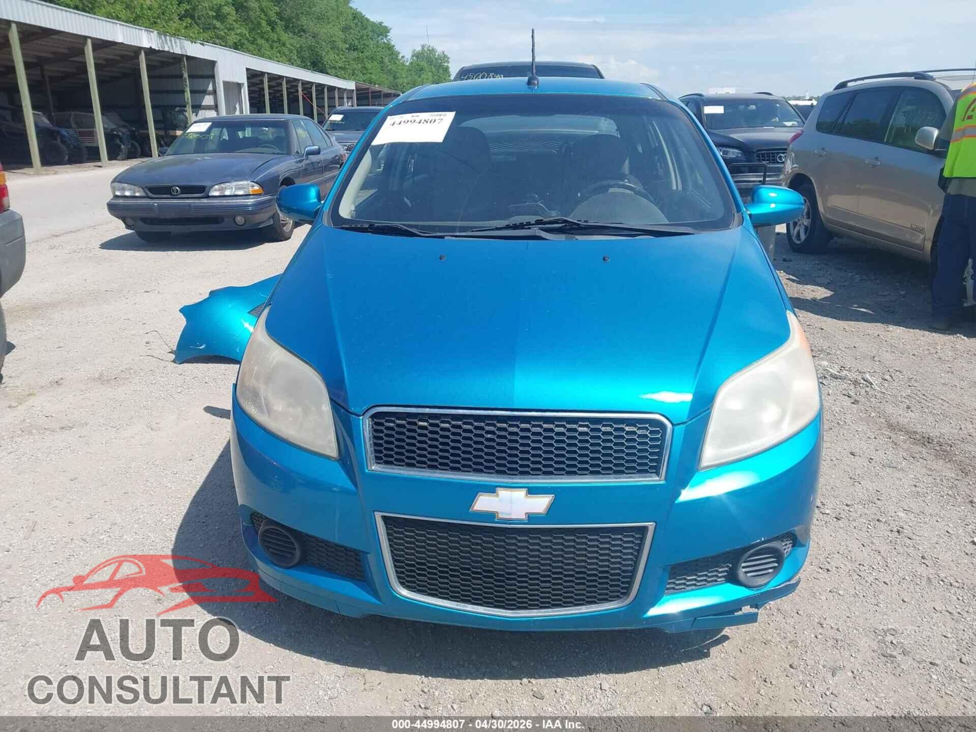 CHEVROLET AVEO 2009 - KL1TD66E69B655876