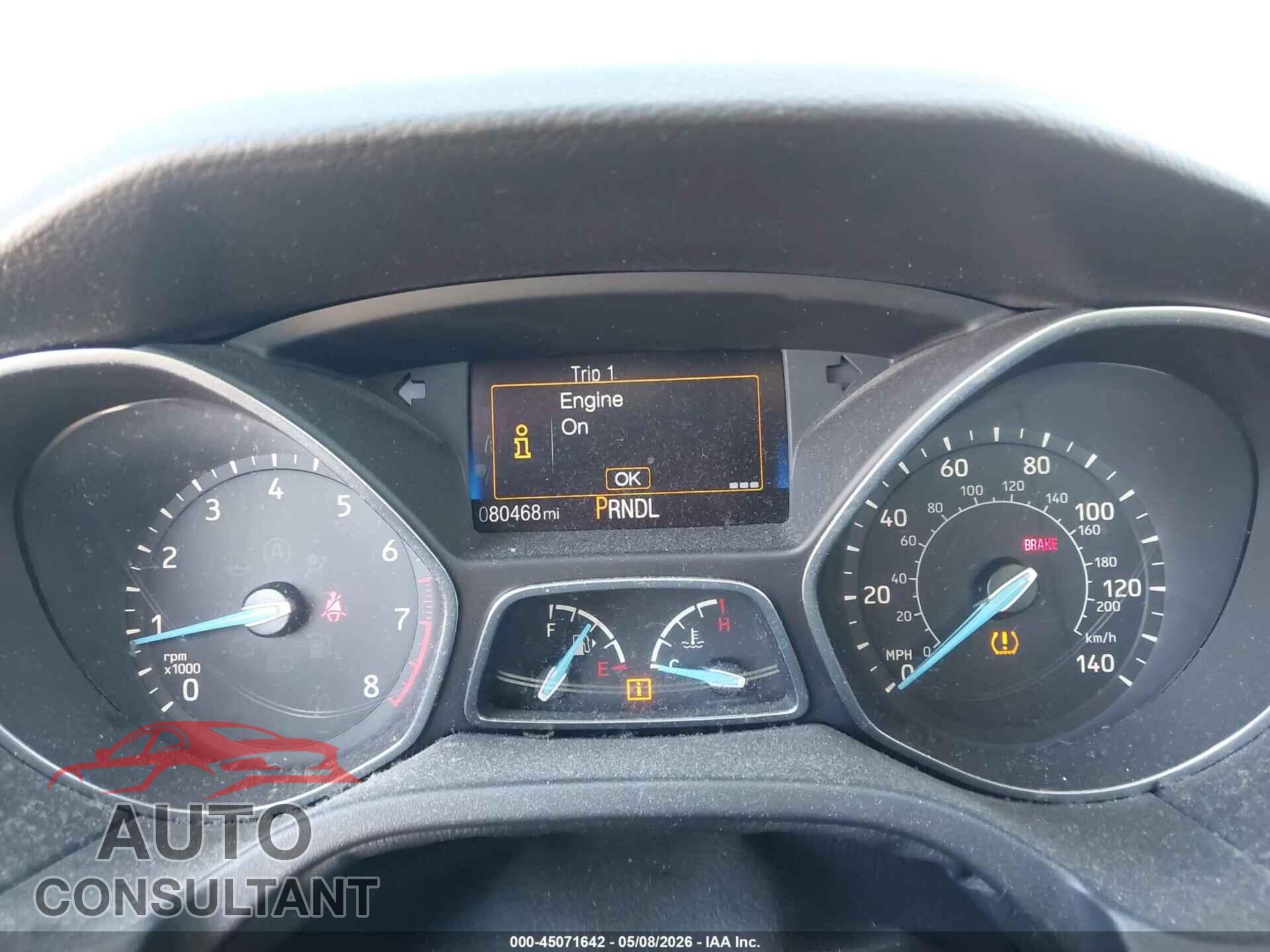 FORD FOCUS 2017 - 1FADP3E26HL328760