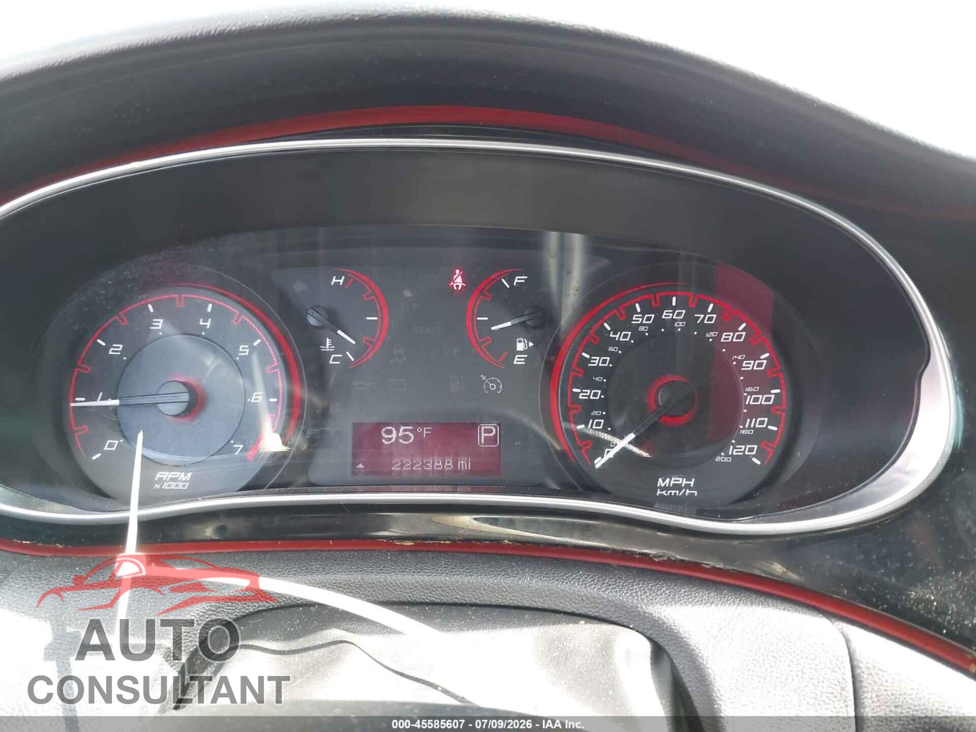 DODGE DART 2015 - 1C3CDFBB6FD140403