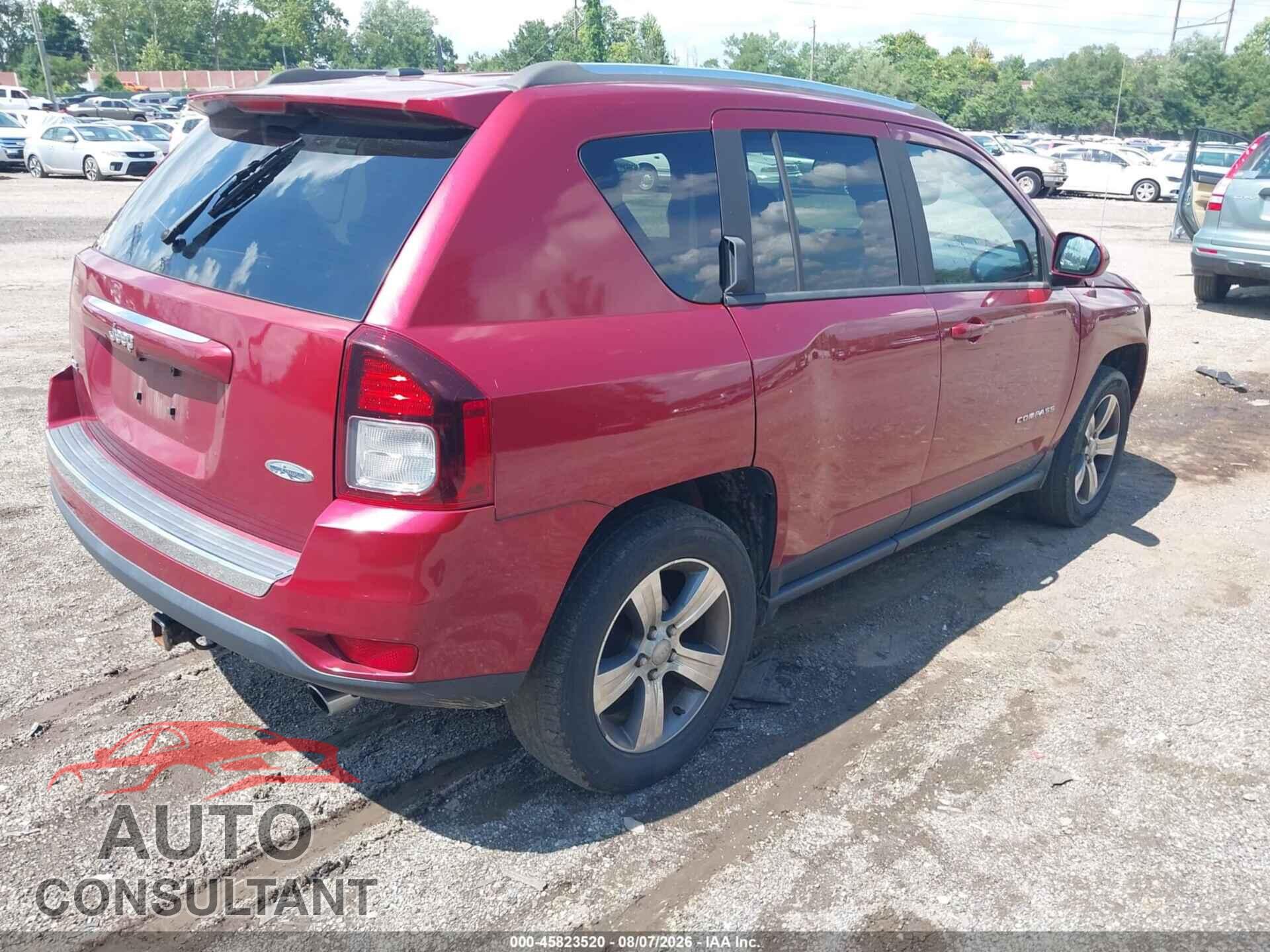 JEEP COMPASS 2017 - 1C4NJDEB5HD178012