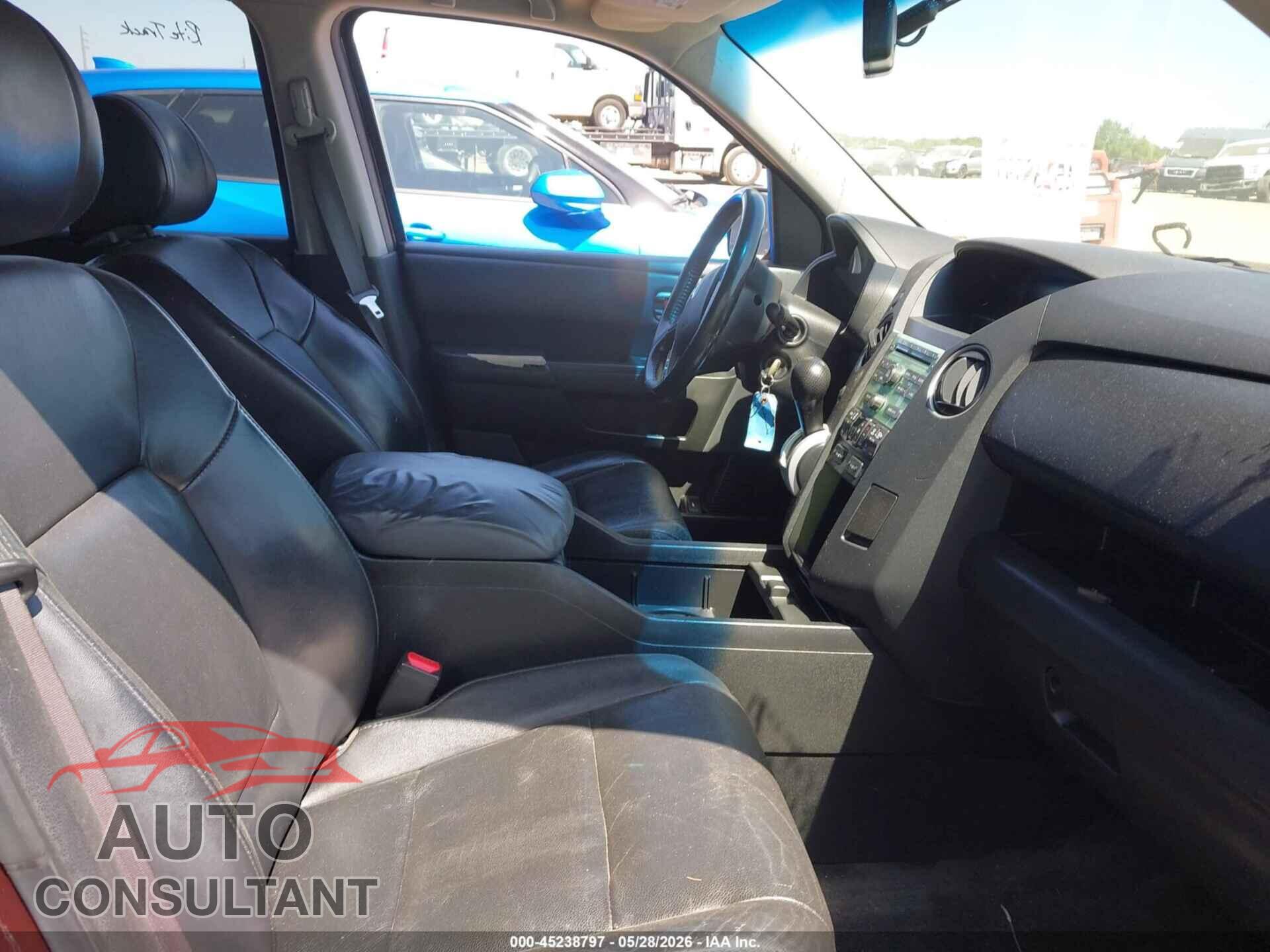 HONDA PILOT 2011 - 5FNYF4H54BB027862