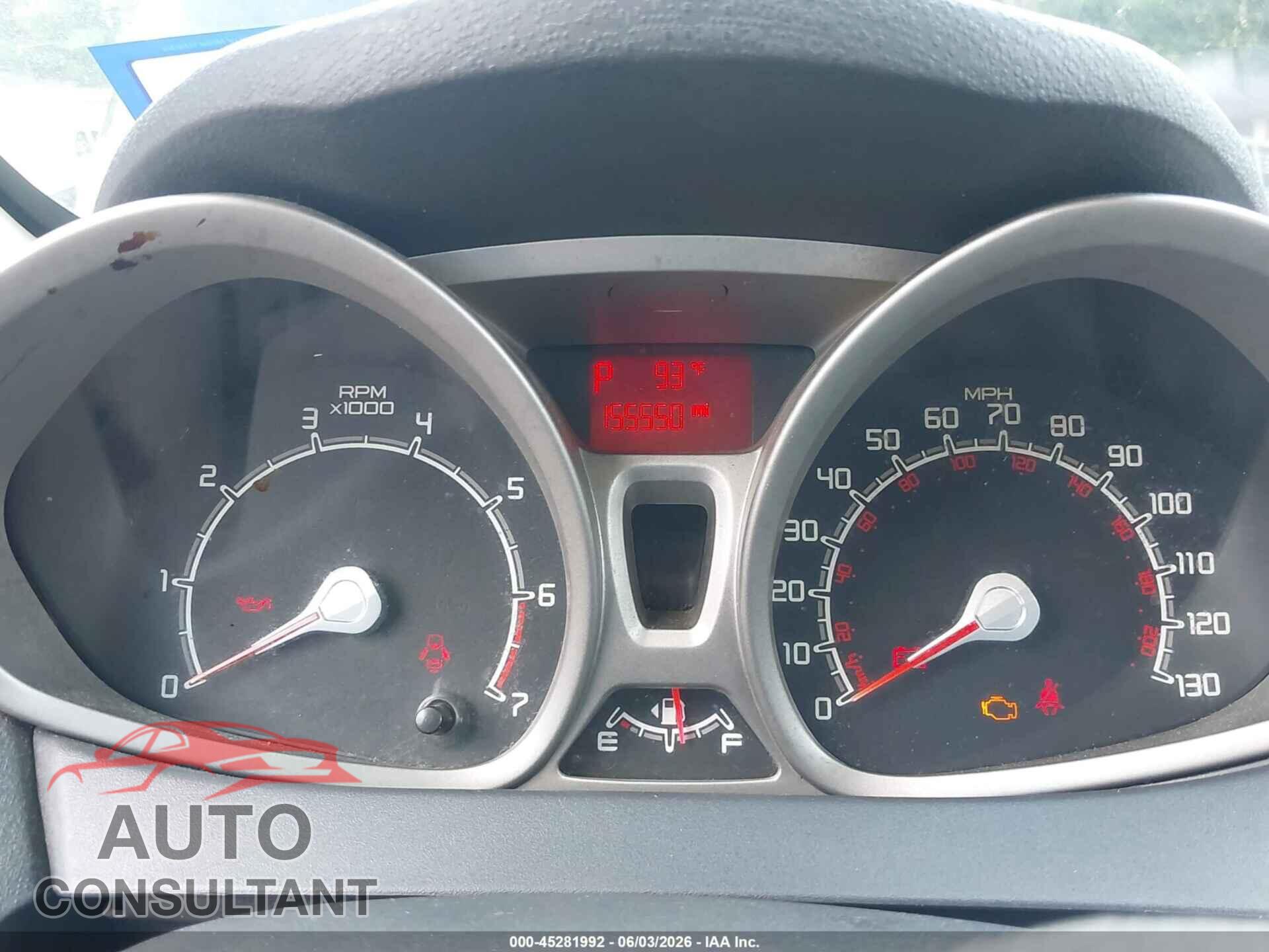 FORD FIESTA 2011 - 3FADP4EJ0BM174517