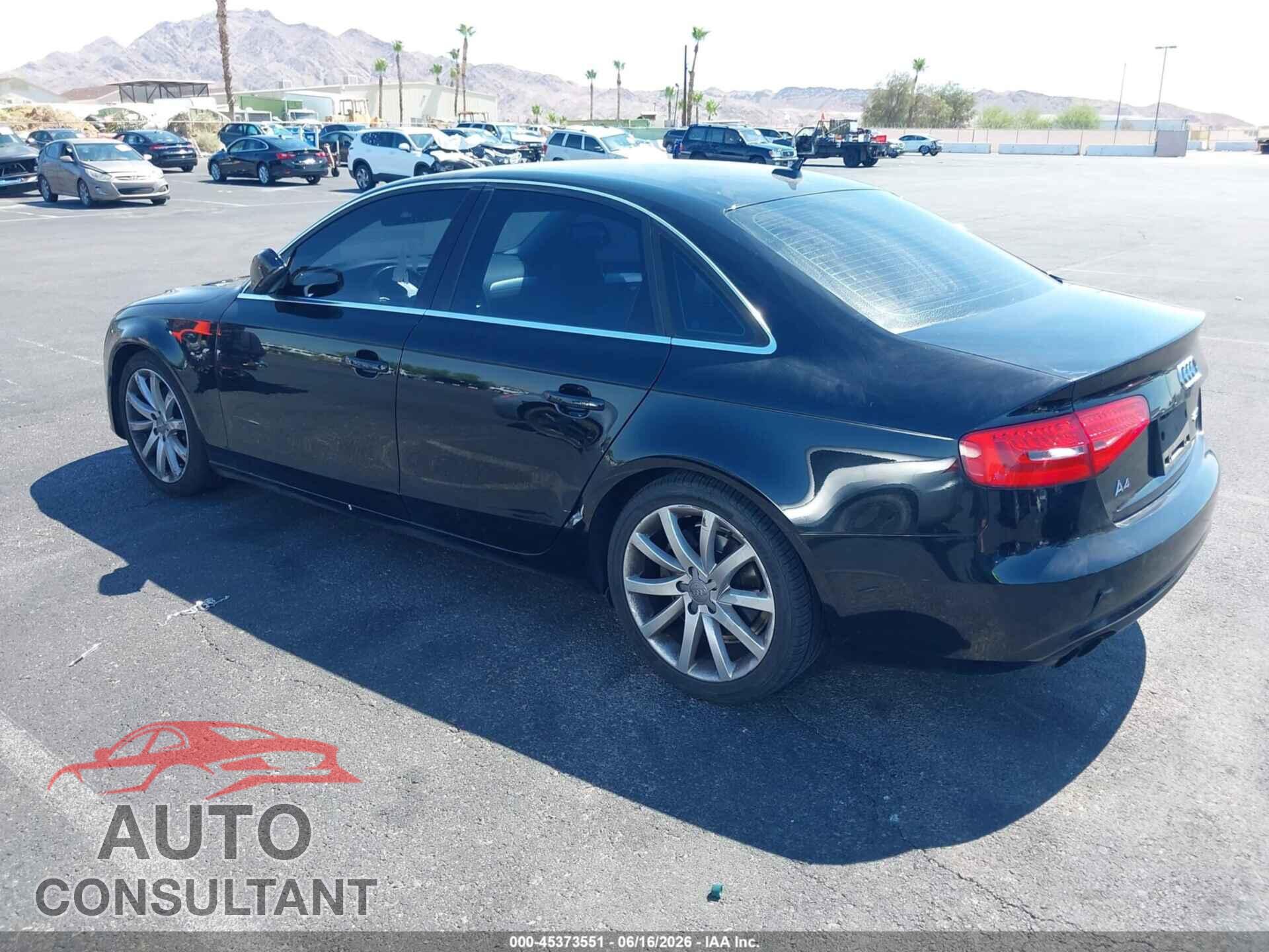 AUDI A4 2013 - WAUEFAFL5DN022030