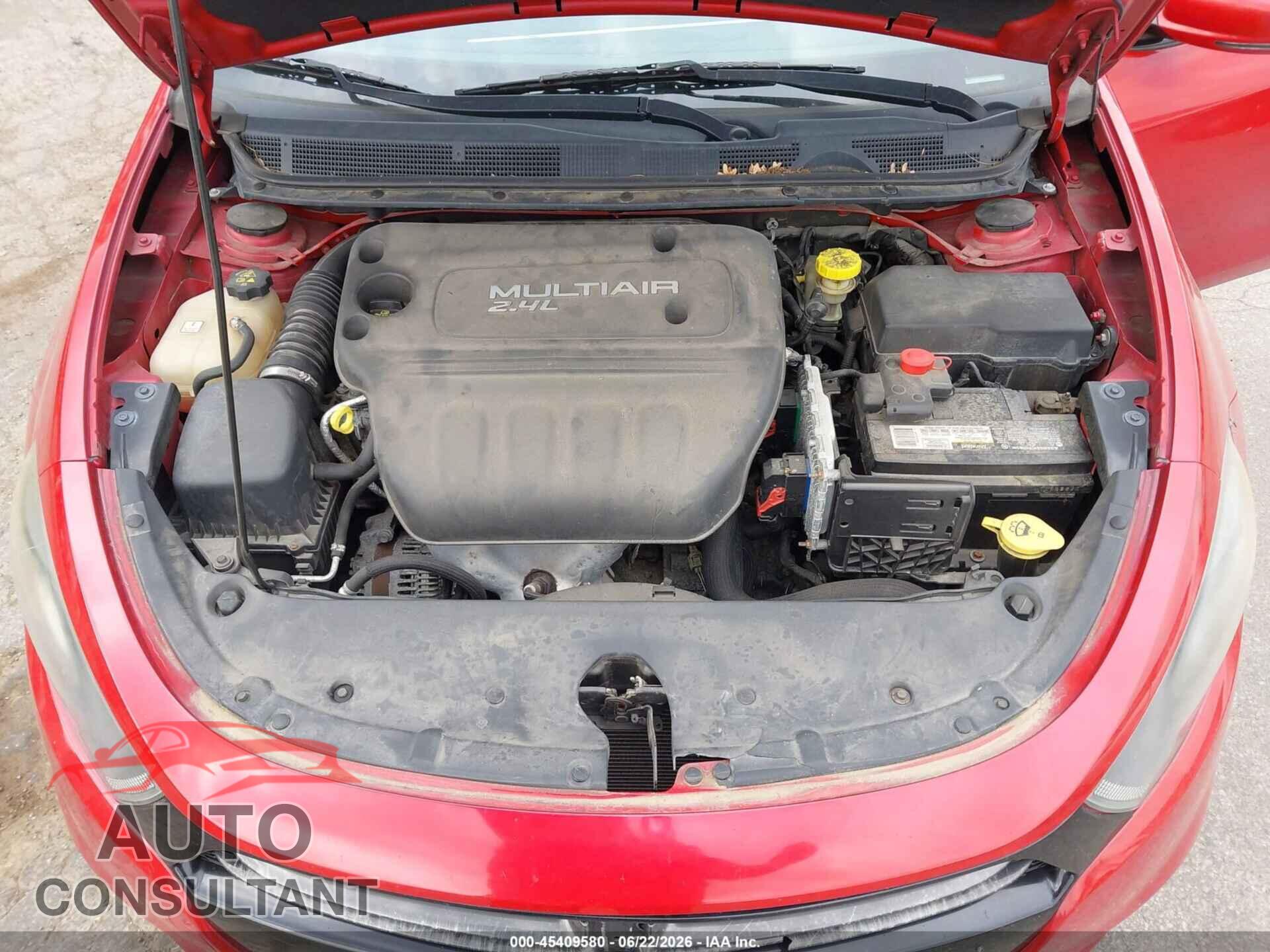 DODGE DART 2015 - 1C3CDFEB6FD315874