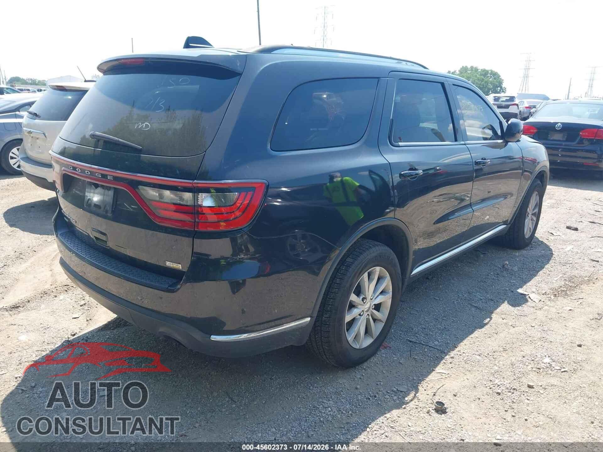 DODGE DURANGO 2015 - 1C4RDJAG3FC245511