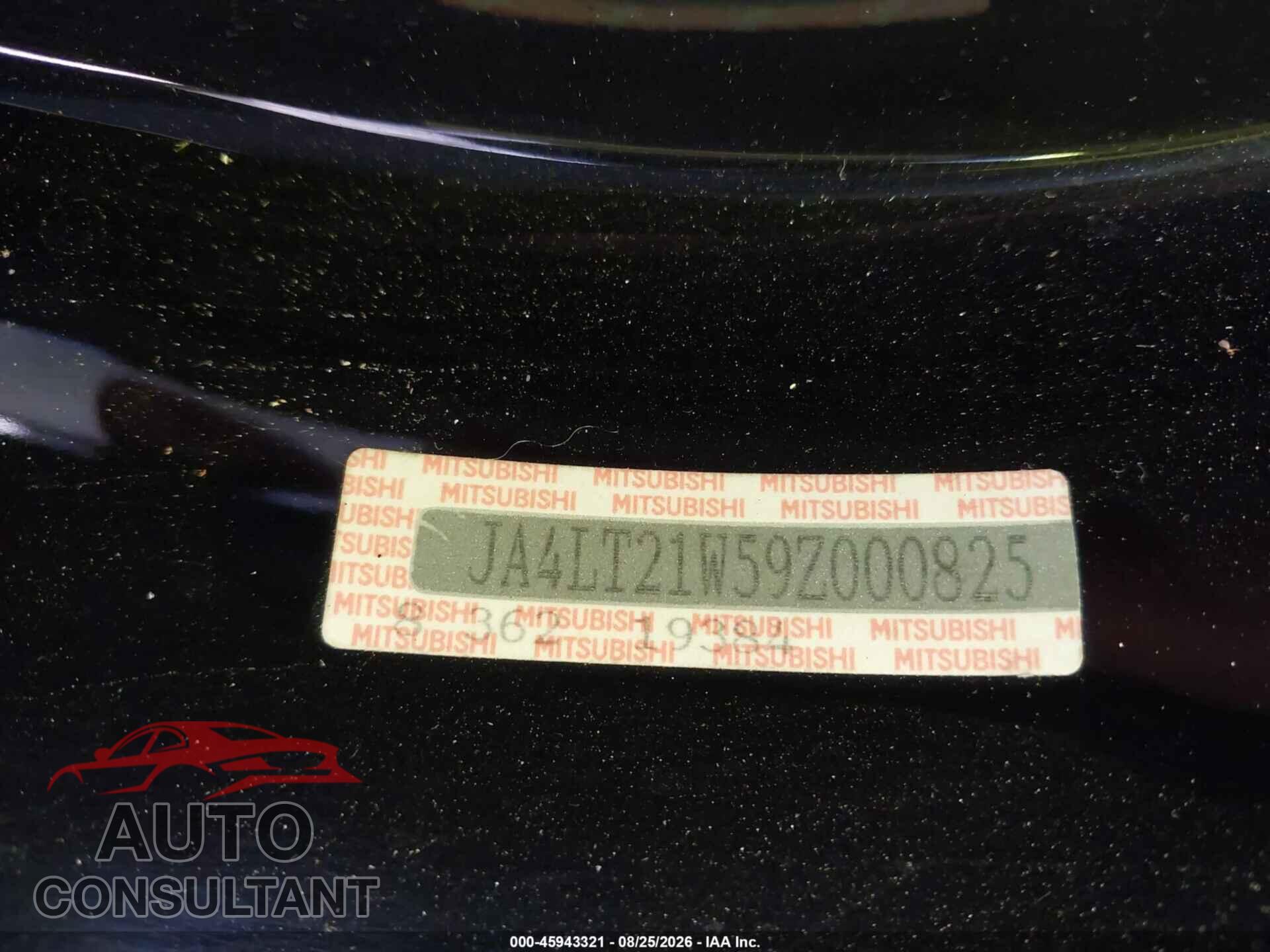 MITSUBISHI OUTLANDER 2009 - JA4LT21W59Z000825