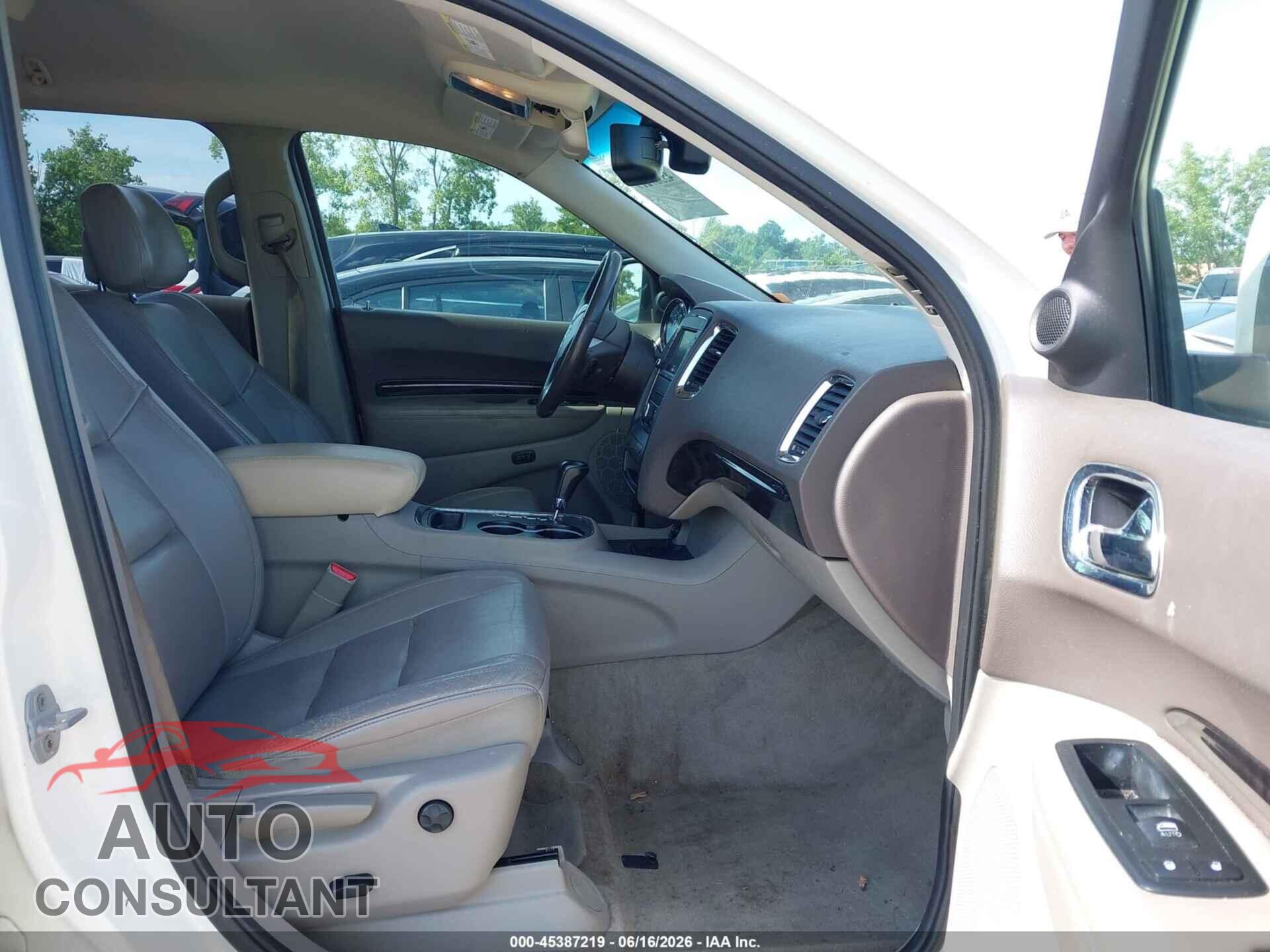 DODGE DURANGO 2012 - 1C4RDHDG4CC112501