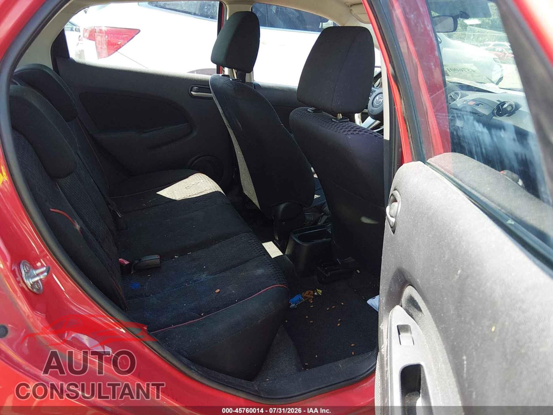 MAZDA MAZDA2 2013 - JM1DE1LY3D0160910