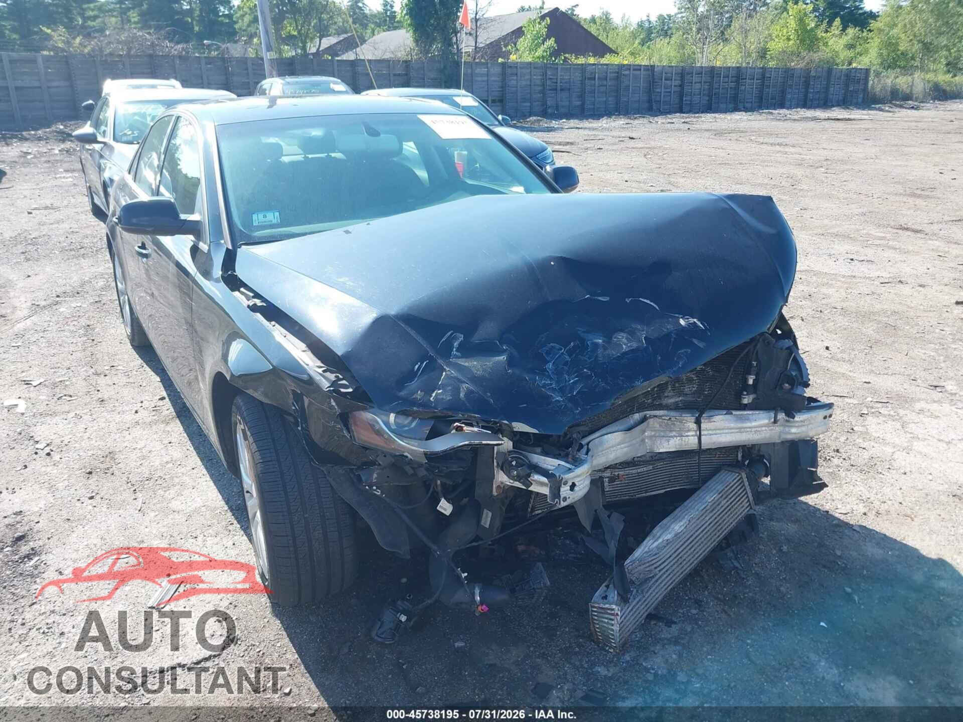 AUDI A4 2012 - WAUBFAFL0CA116485