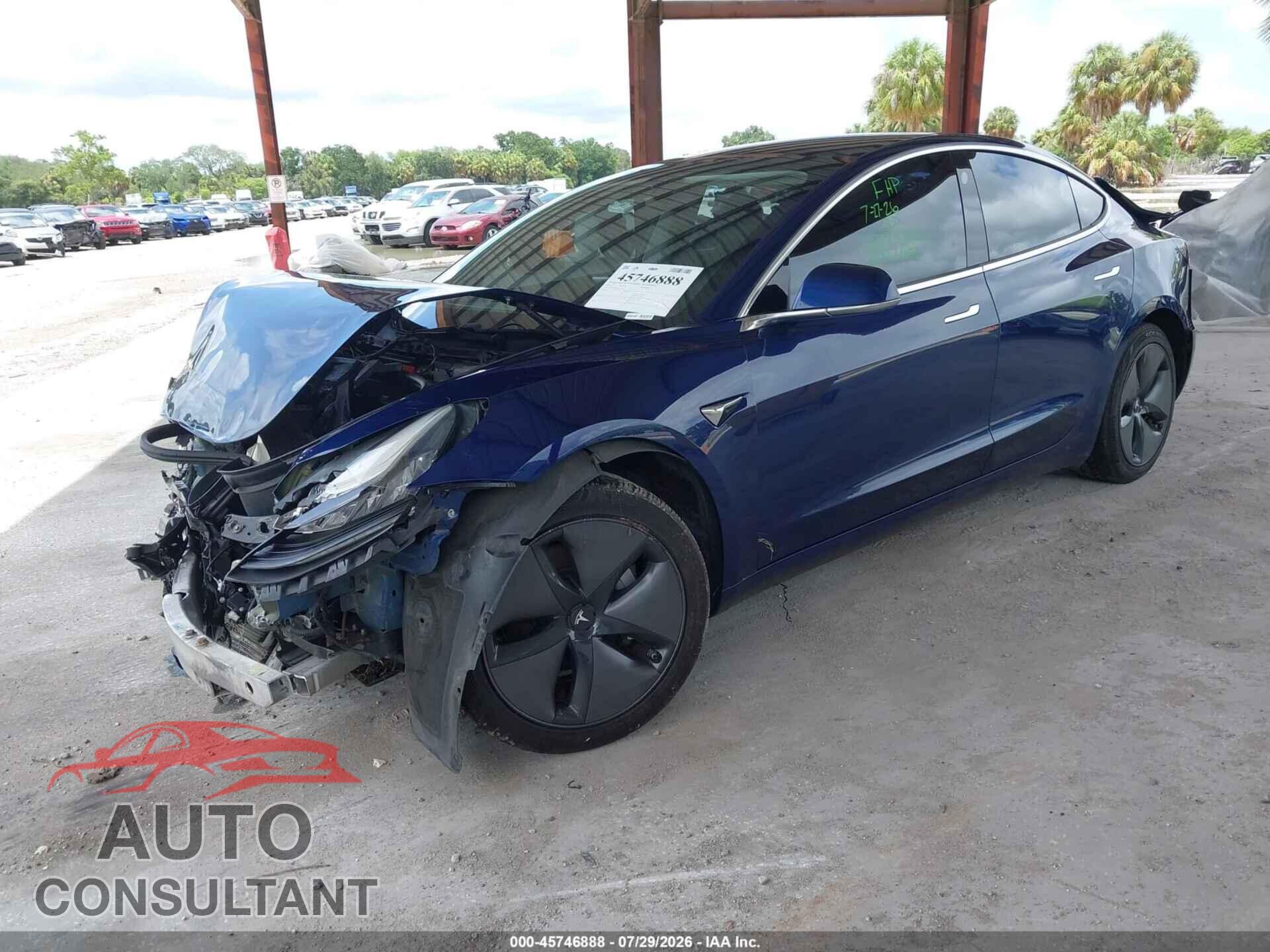 TESLA MODEL 3 2018 - 5YJ3E1EB5JF054153