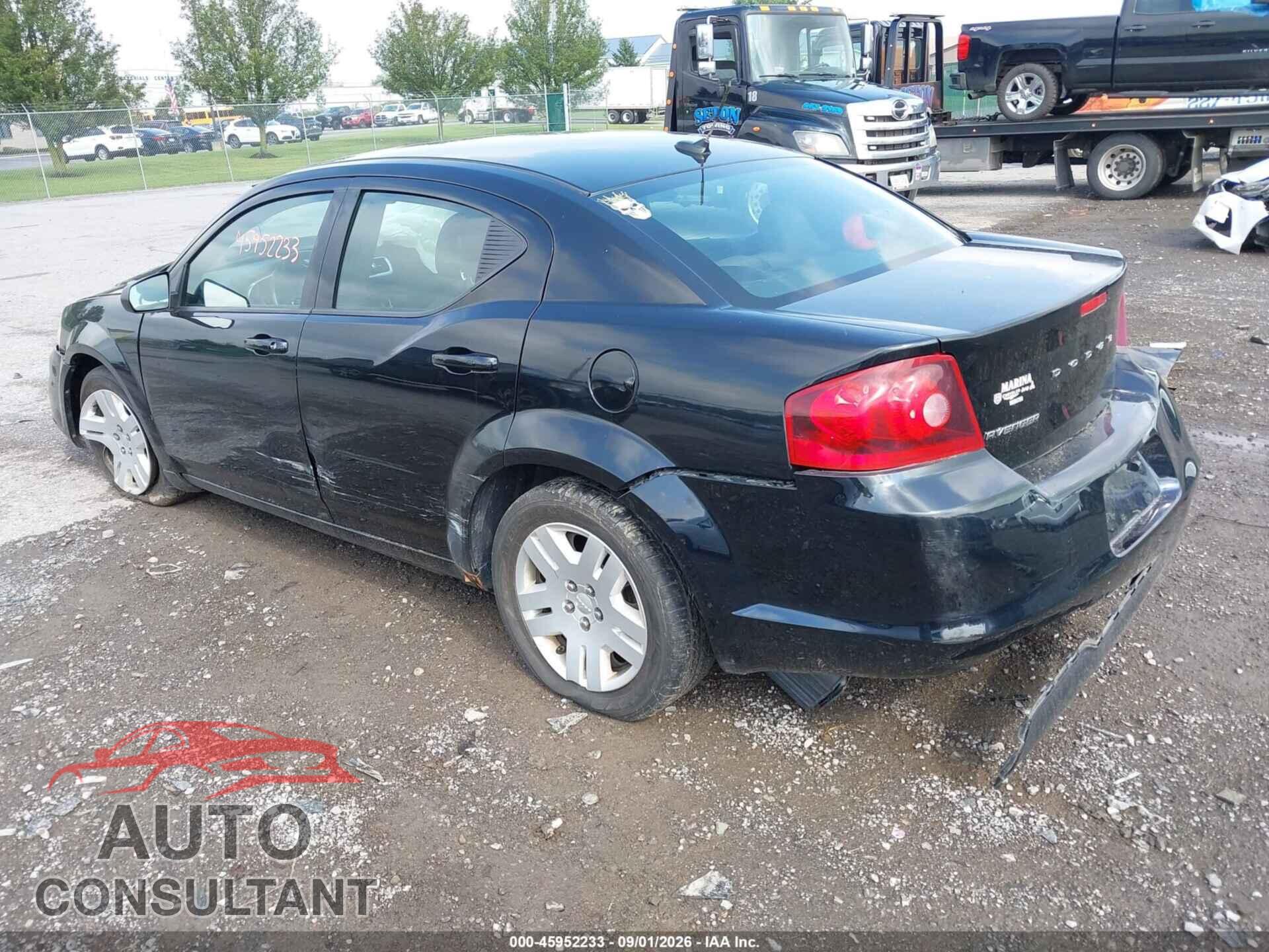 DODGE AVENGER 2013 - 1C3CDZAB0DN653916