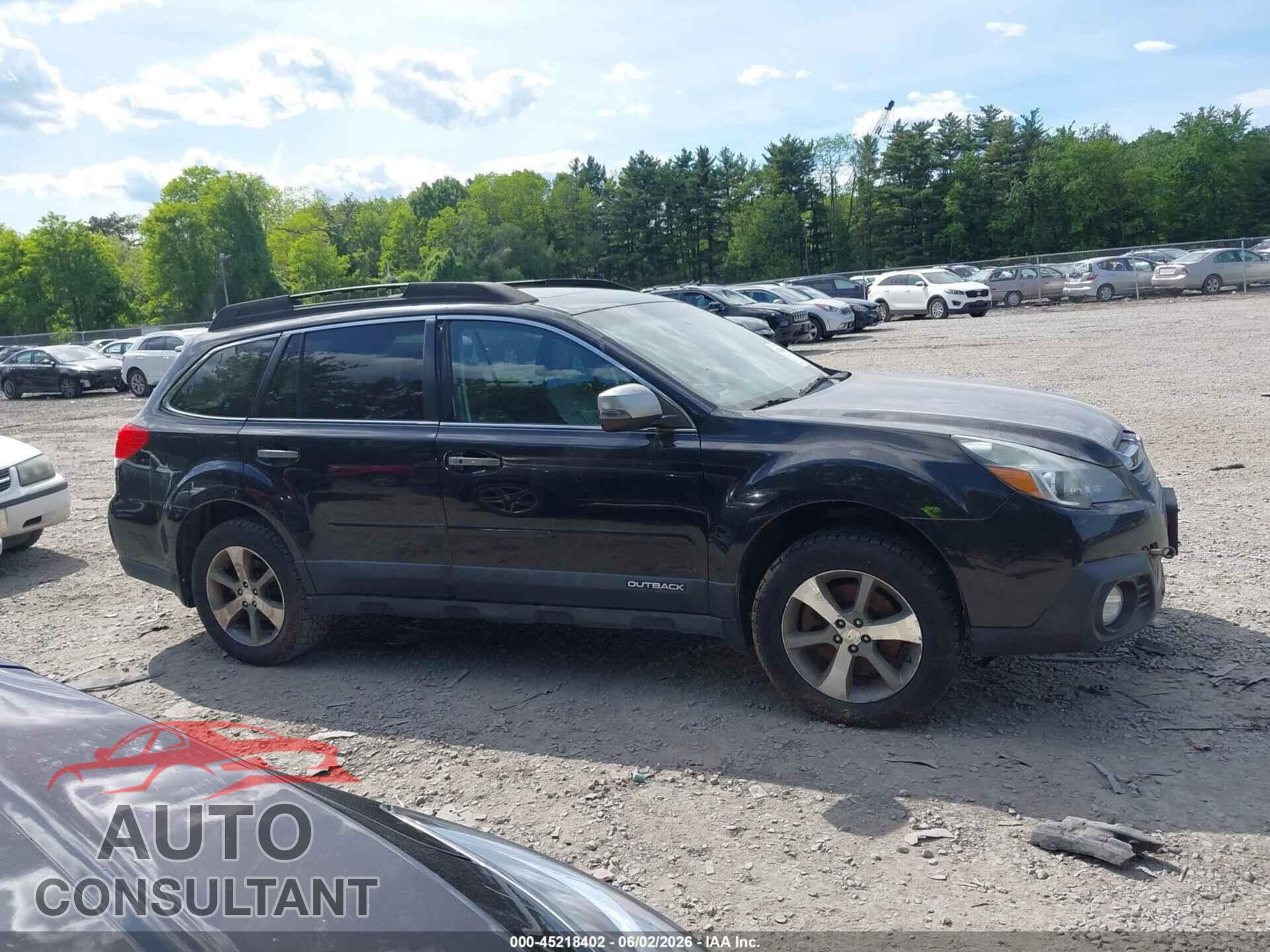 SUBARU OUTBACK 2013 - 4S4BRDSC7D2311055
