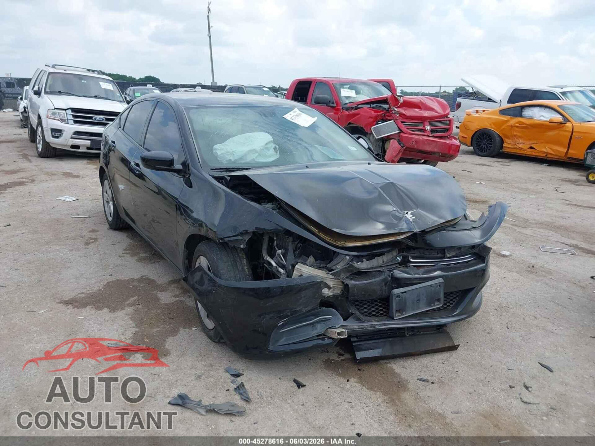 DODGE DART 2015 - 1C3CDFBB7FD265202