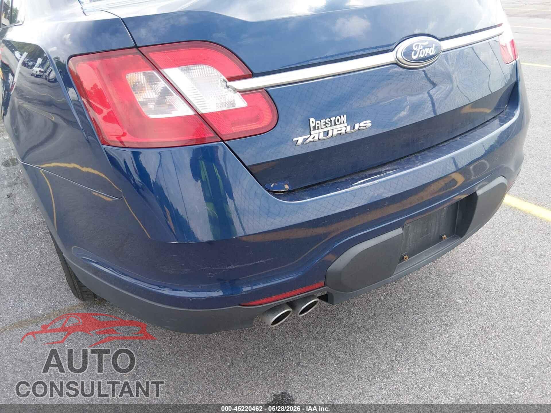 FORD TAURUS 2012 - 1FAHP2DW4CG142331