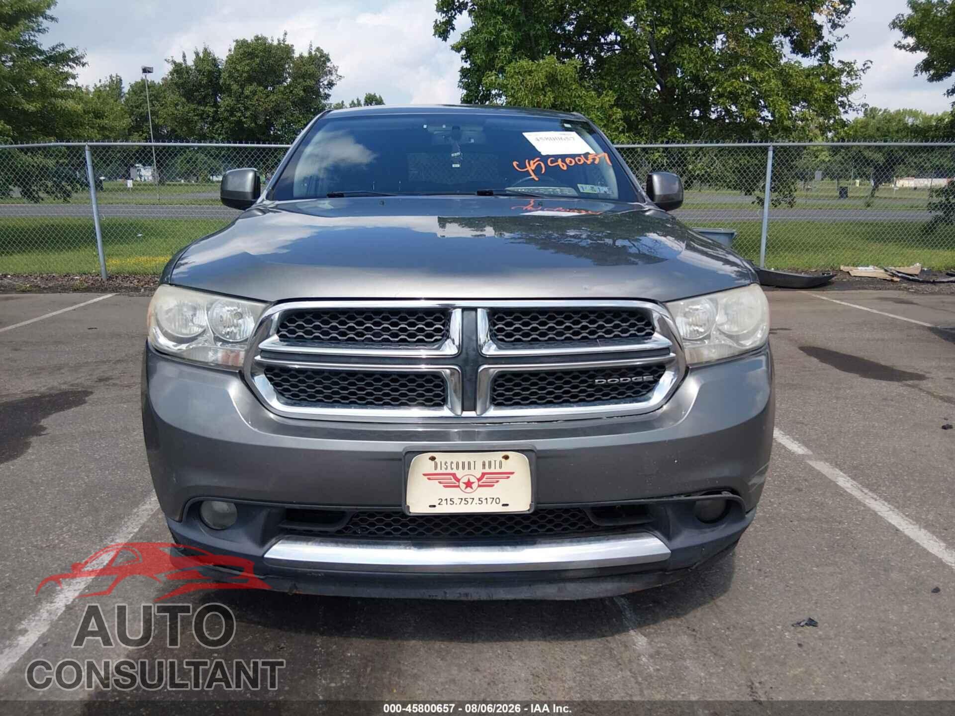 DODGE DURANGO 2011 - 1D4RE2GG0BC712407