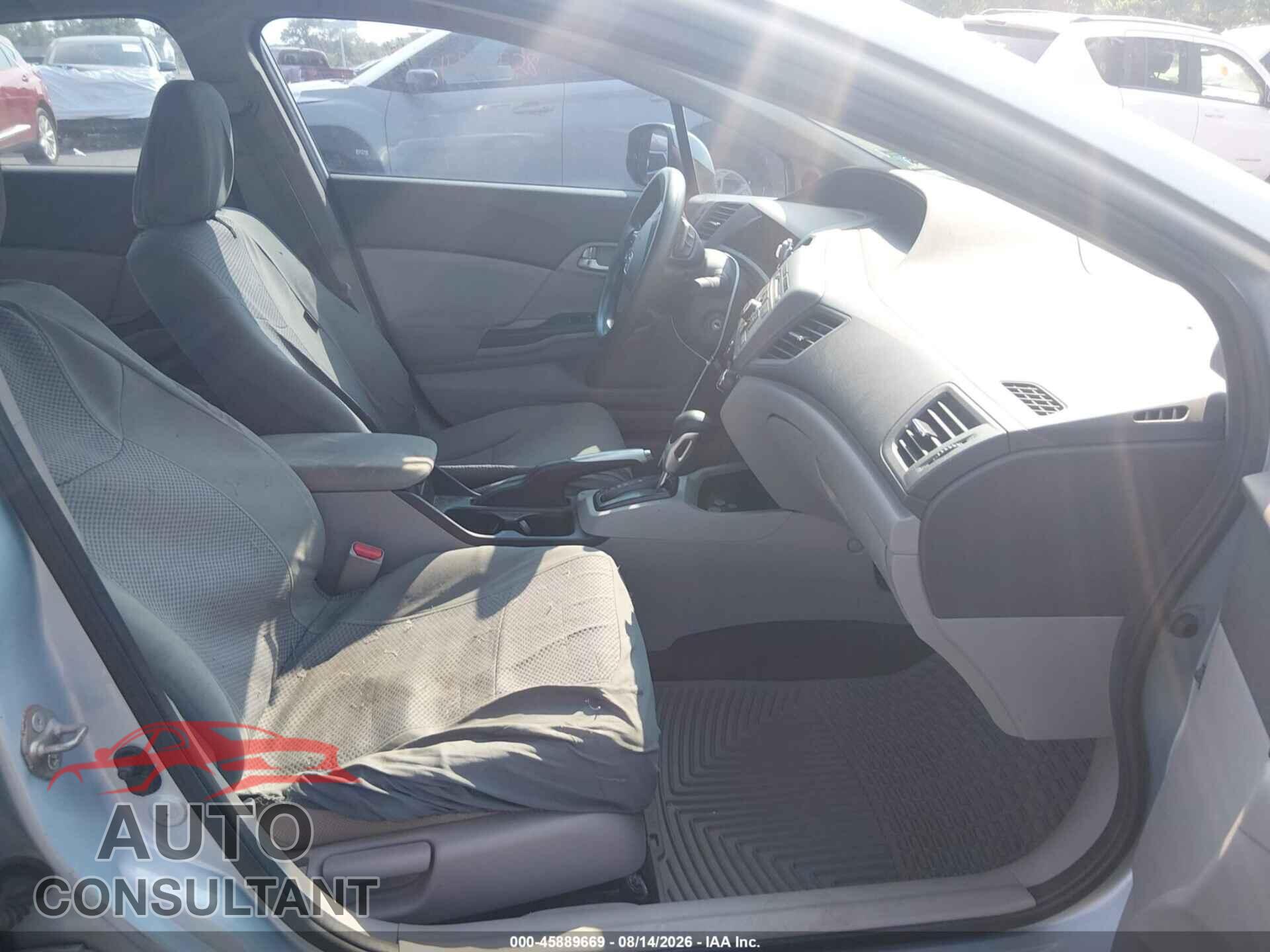 HONDA CIVIC 2012 - 2HGFB2F86CH546865