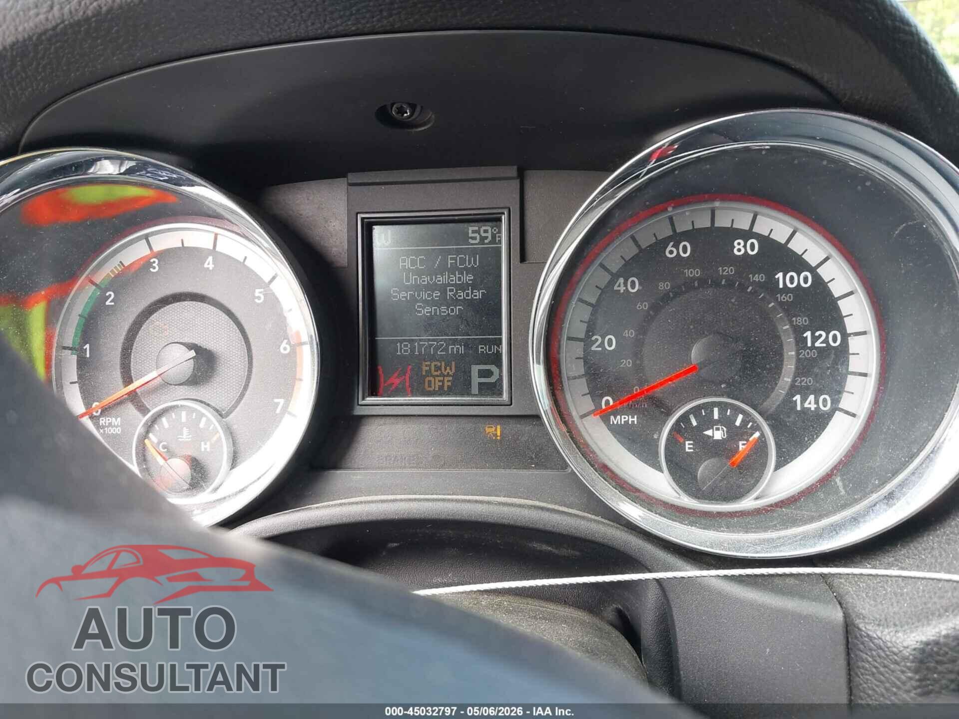 DODGE DURANGO 2011 - 1D4SE5GT5BC650020