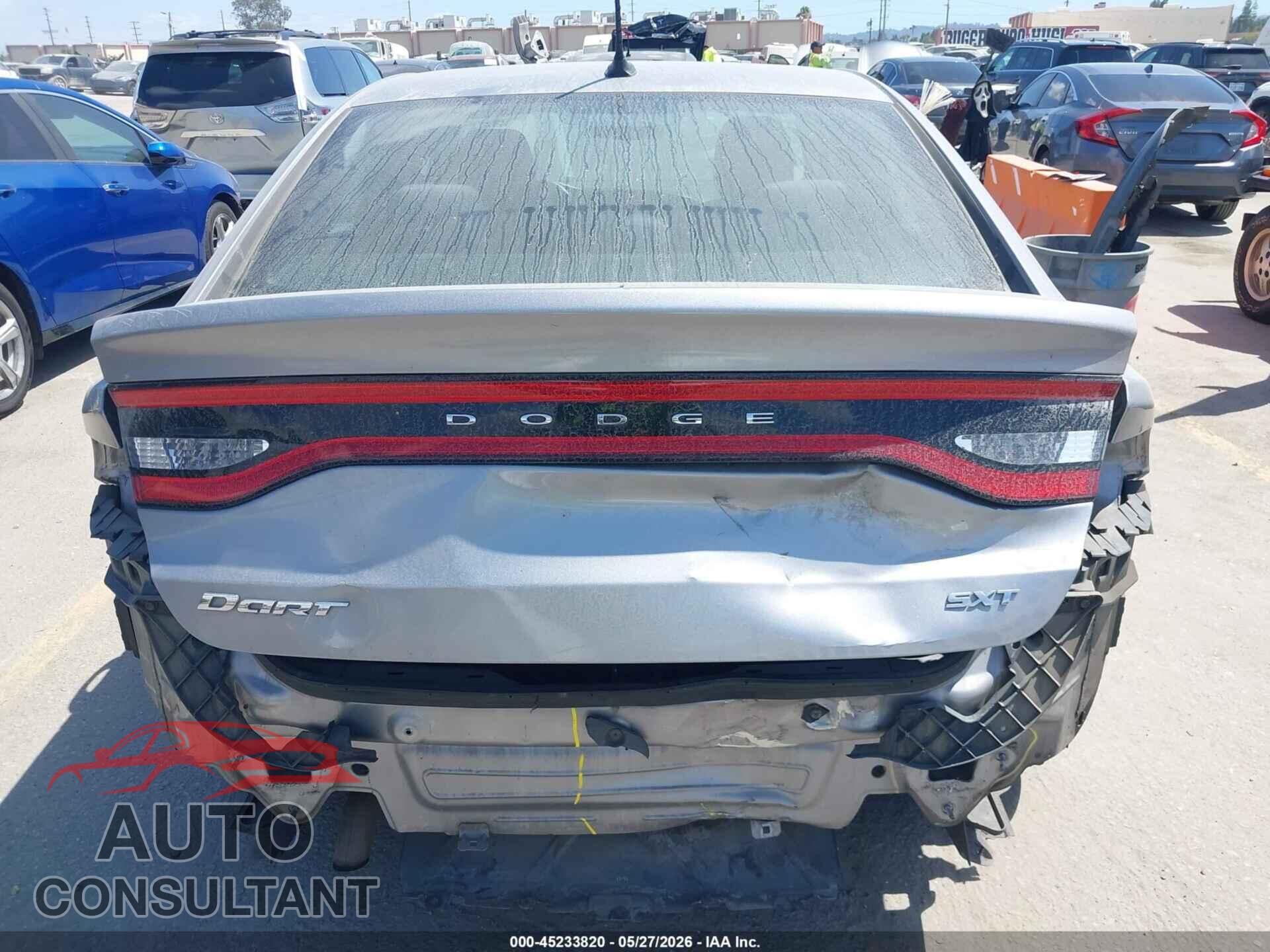 DODGE DART 2016 - 1C3CDFBB1GD538376