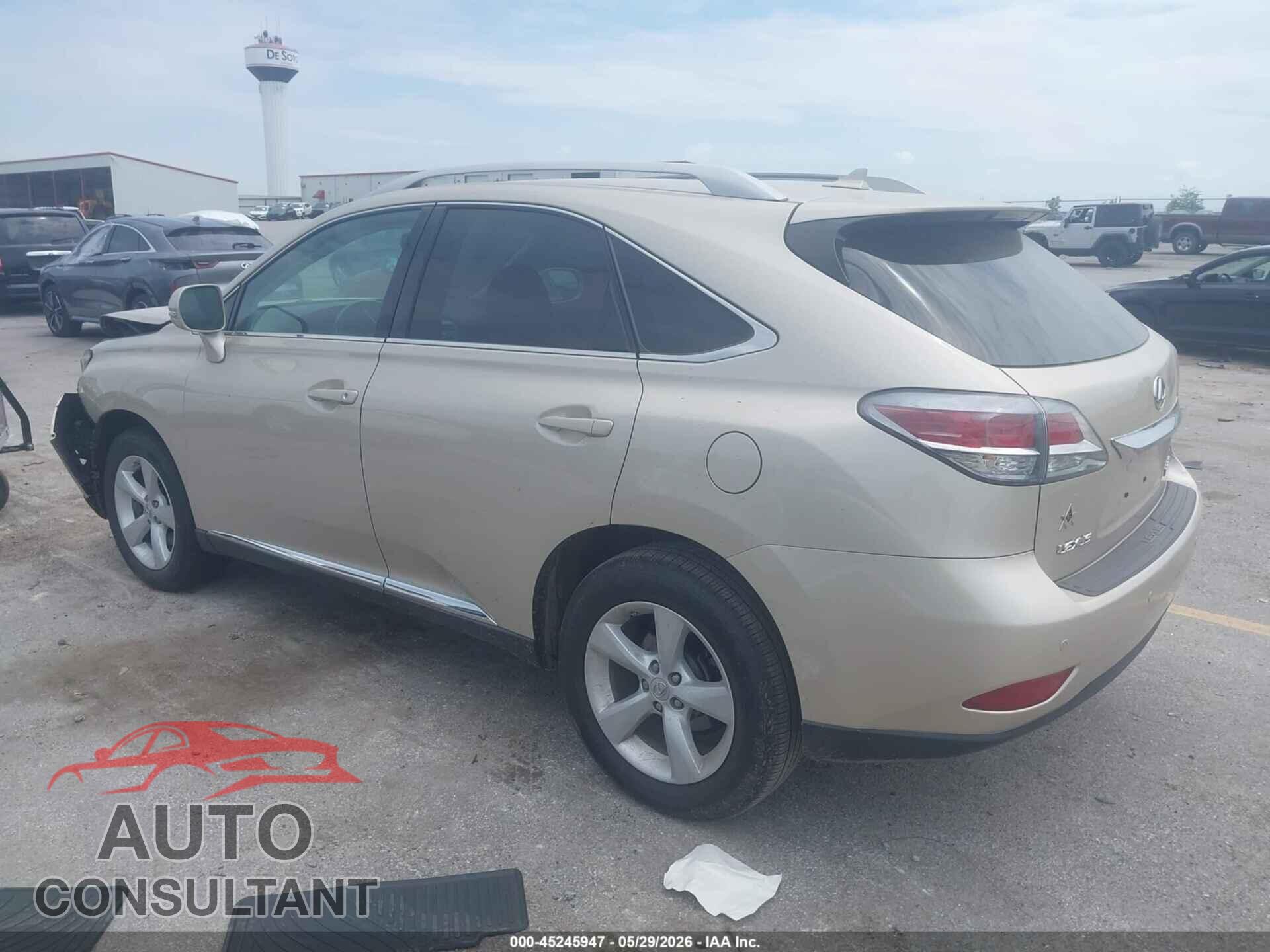 LEXUS RX 350 2013 - 2T2BK1BA0DC167660
