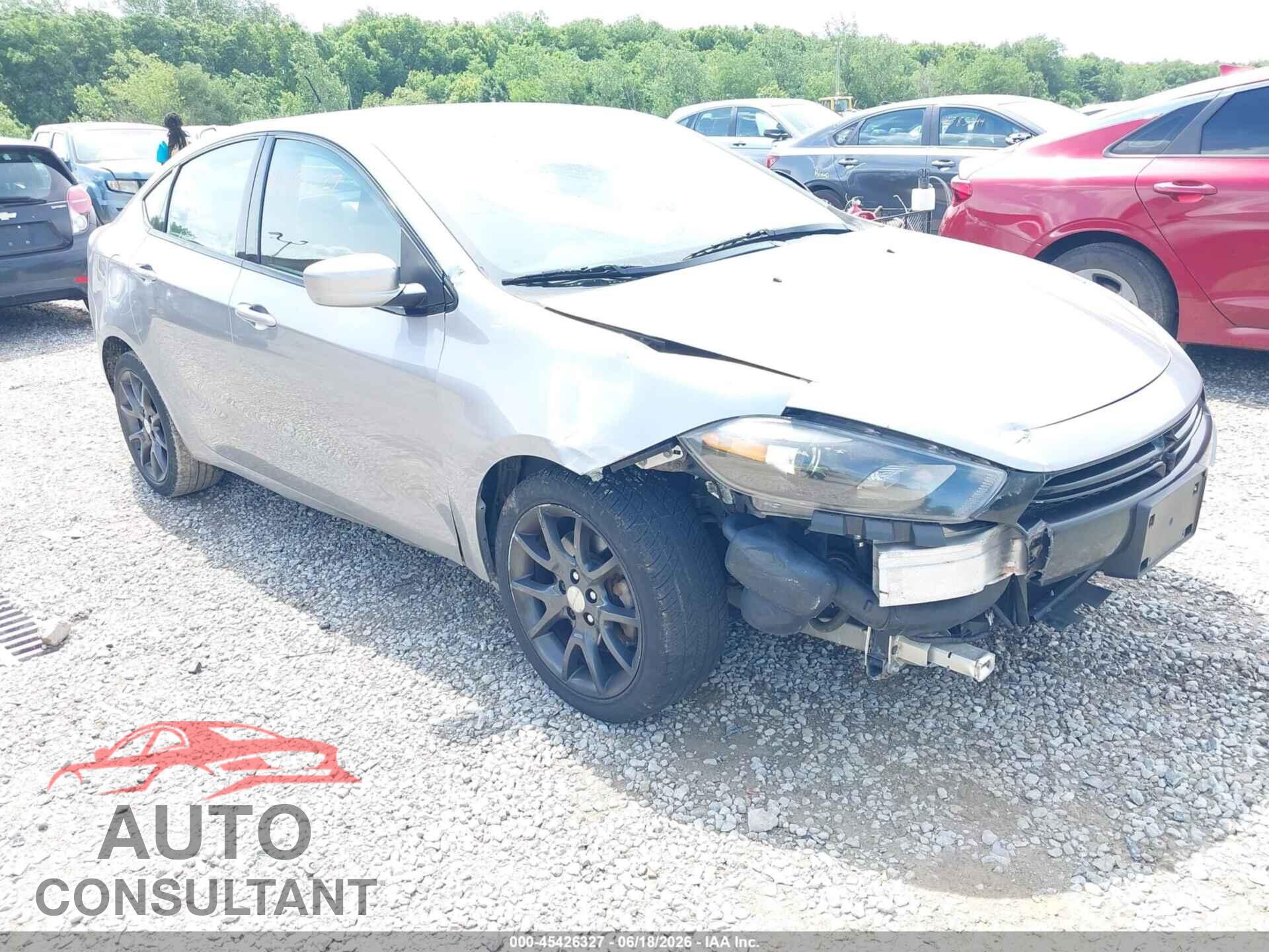 DODGE DART 2015 - 1C3CDFBB8FD320577