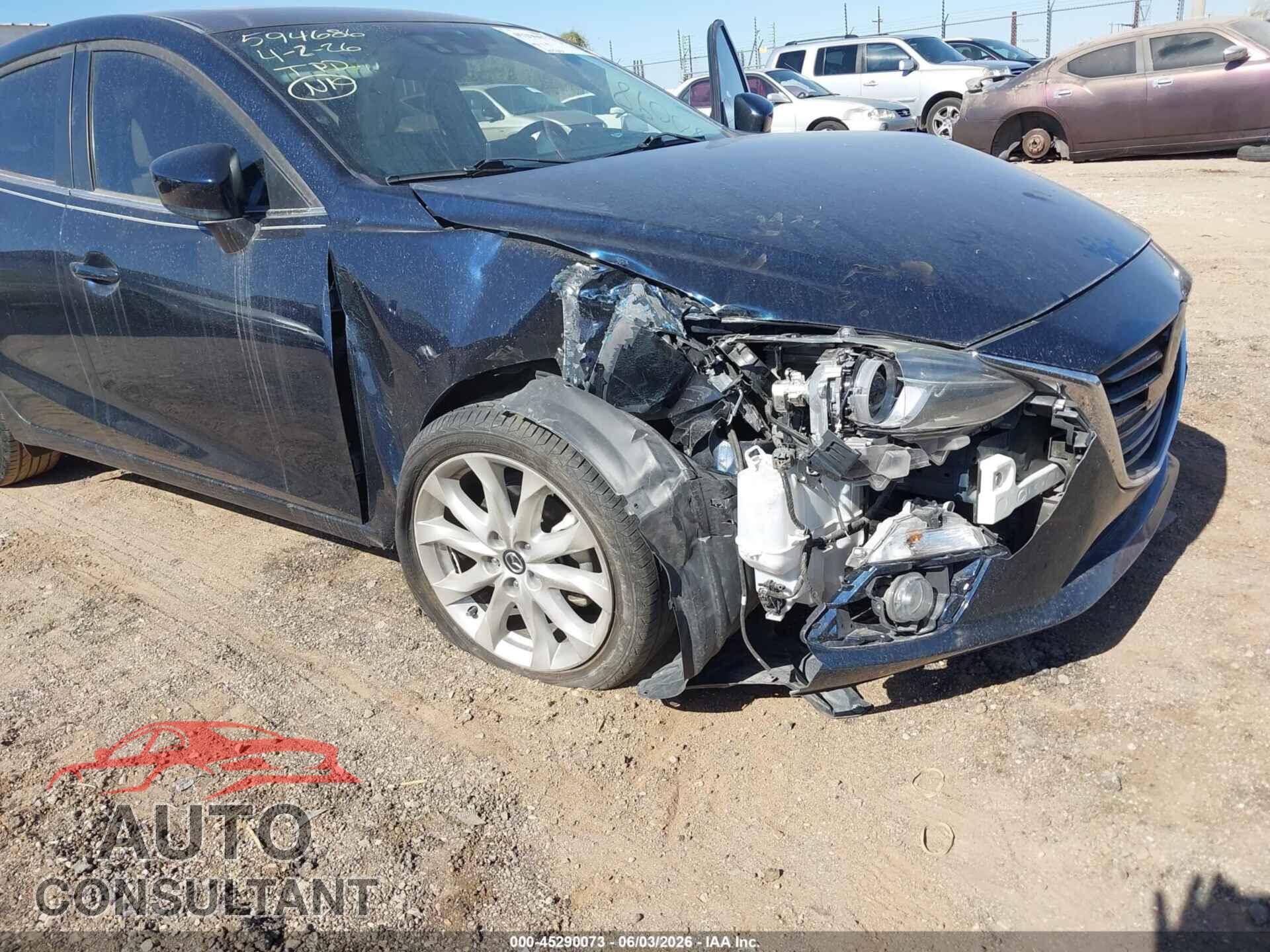 MAZDA MAZDA3 2016 - JM1BM1N31G1280098