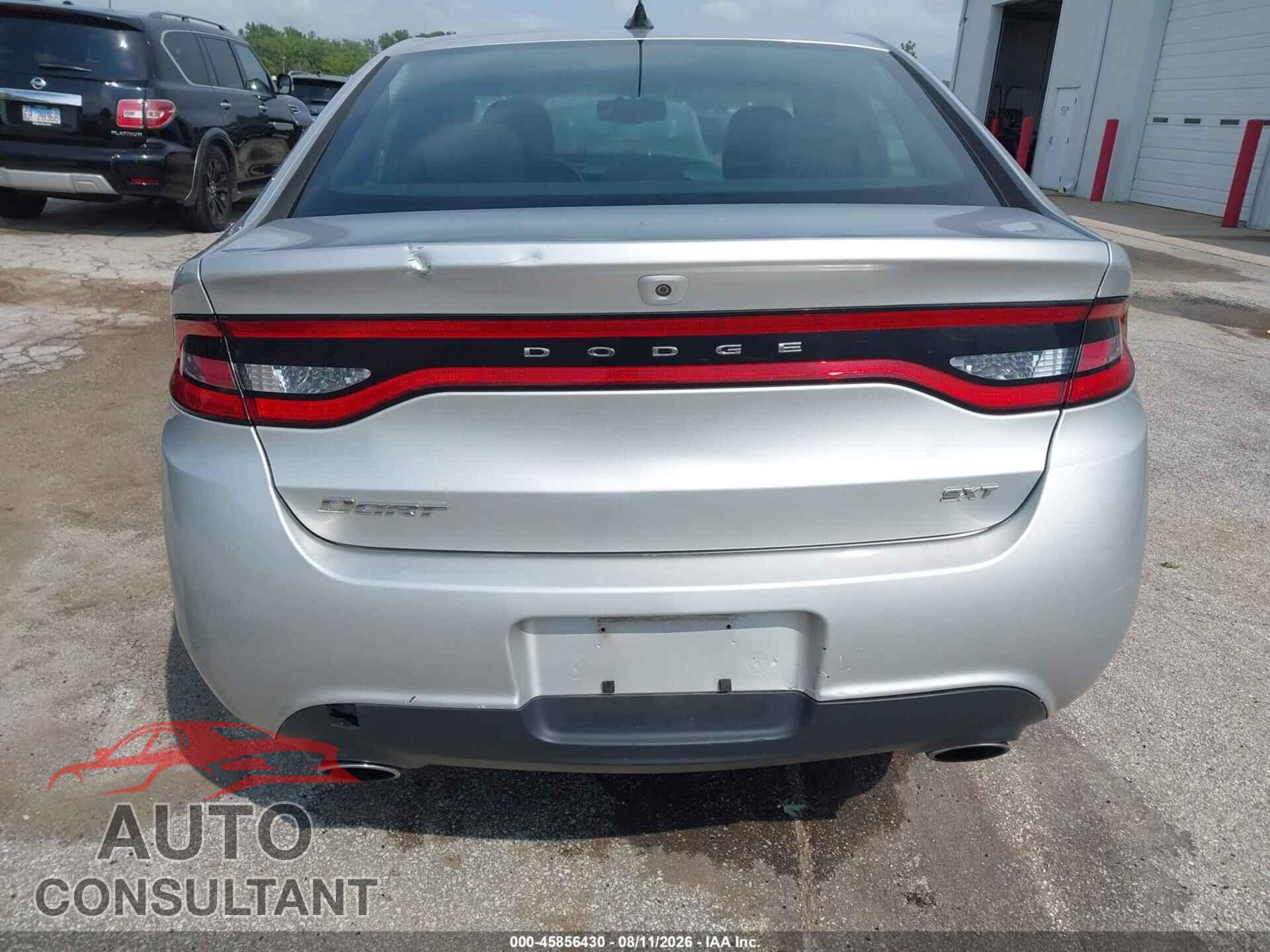 DODGE DART 2013 - 1C3CDFBA2DD307523