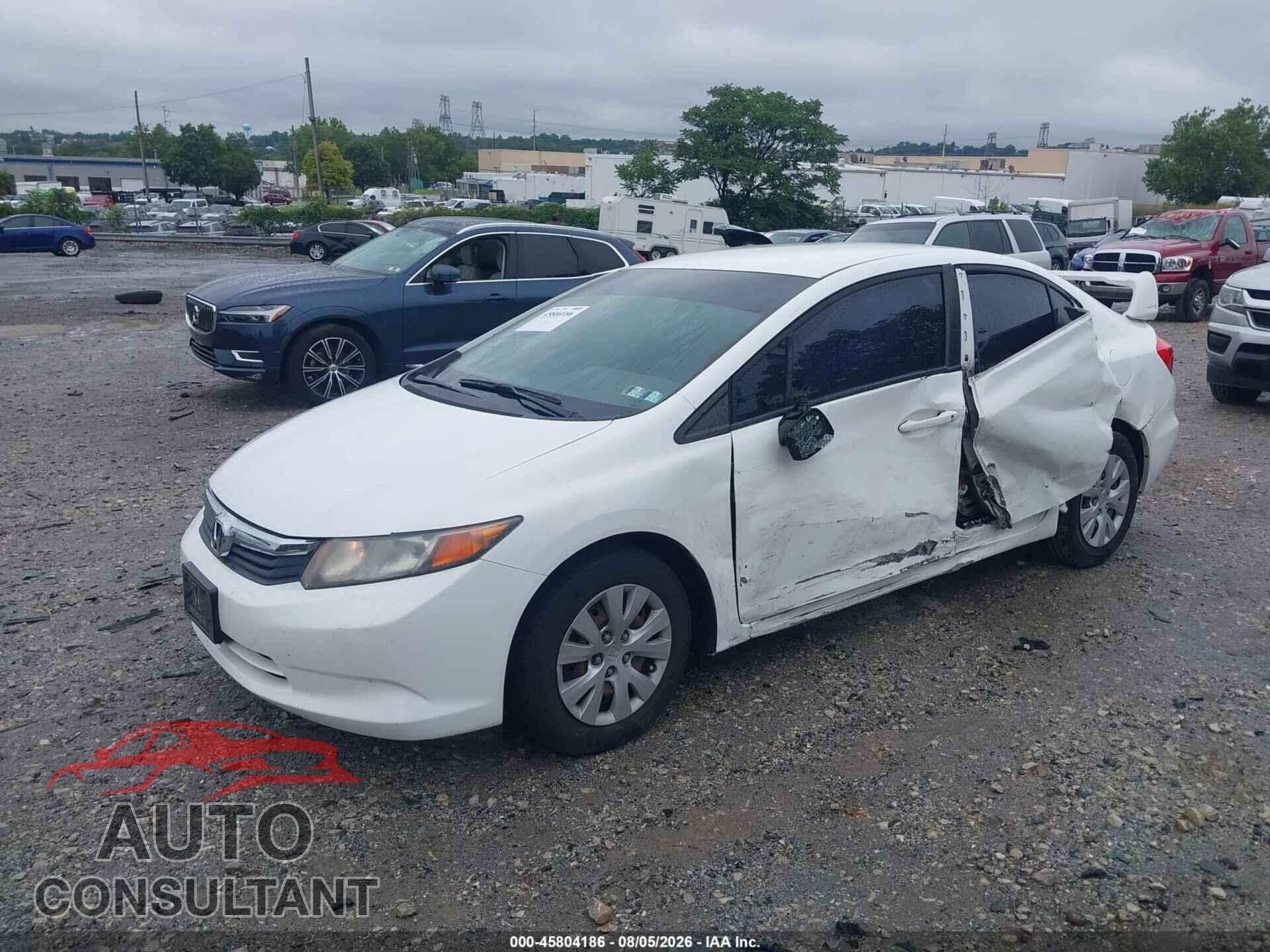 HONDA CIVIC 2012 - 2HGFB2F59CH331745