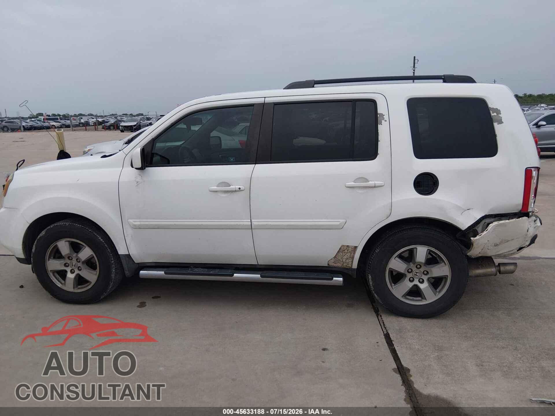 HONDA PILOT 2011 - 5FNYF3H69BB046300