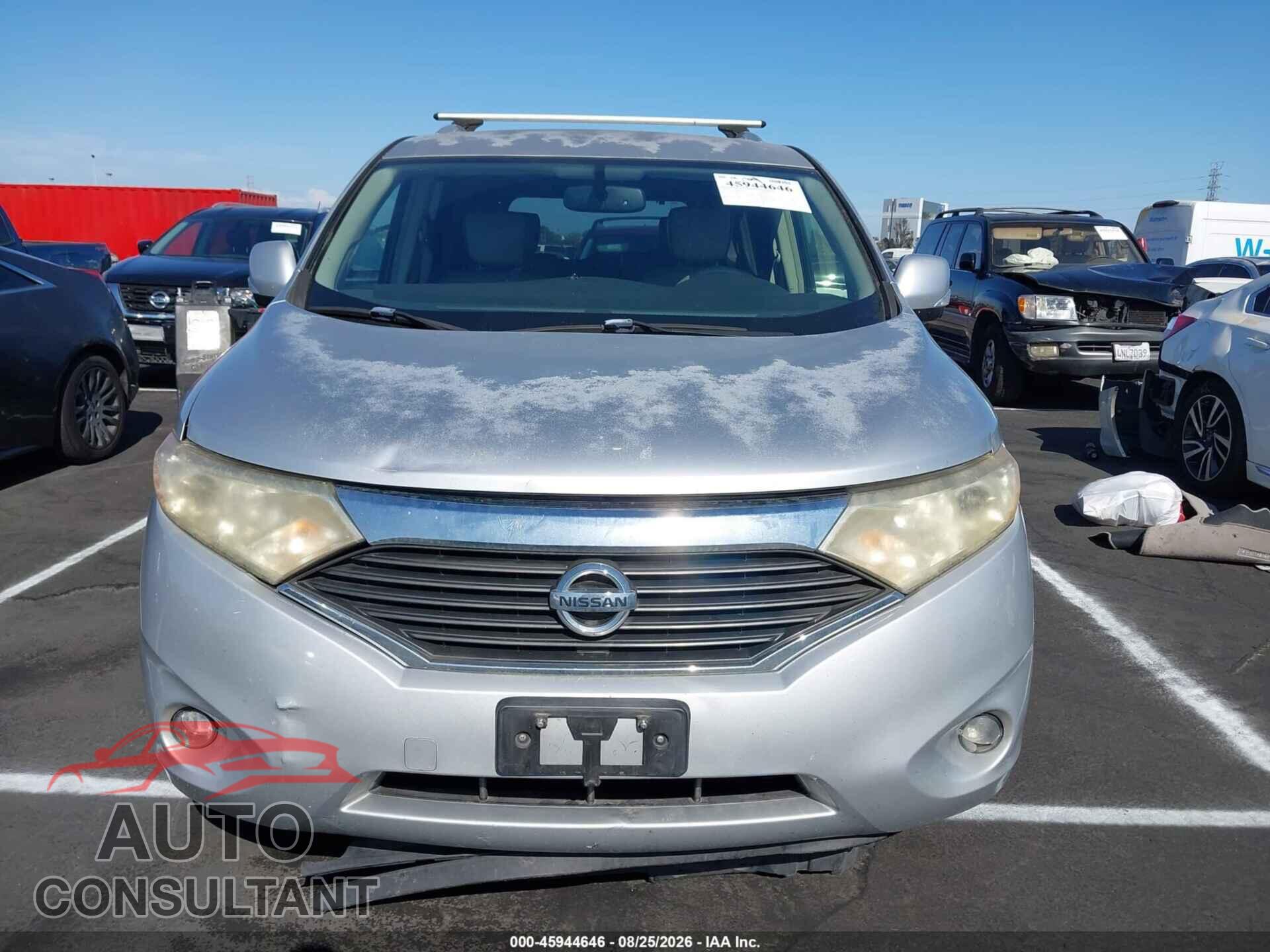 NISSAN QUEST 2012 - JN8AE2KP1C9045870