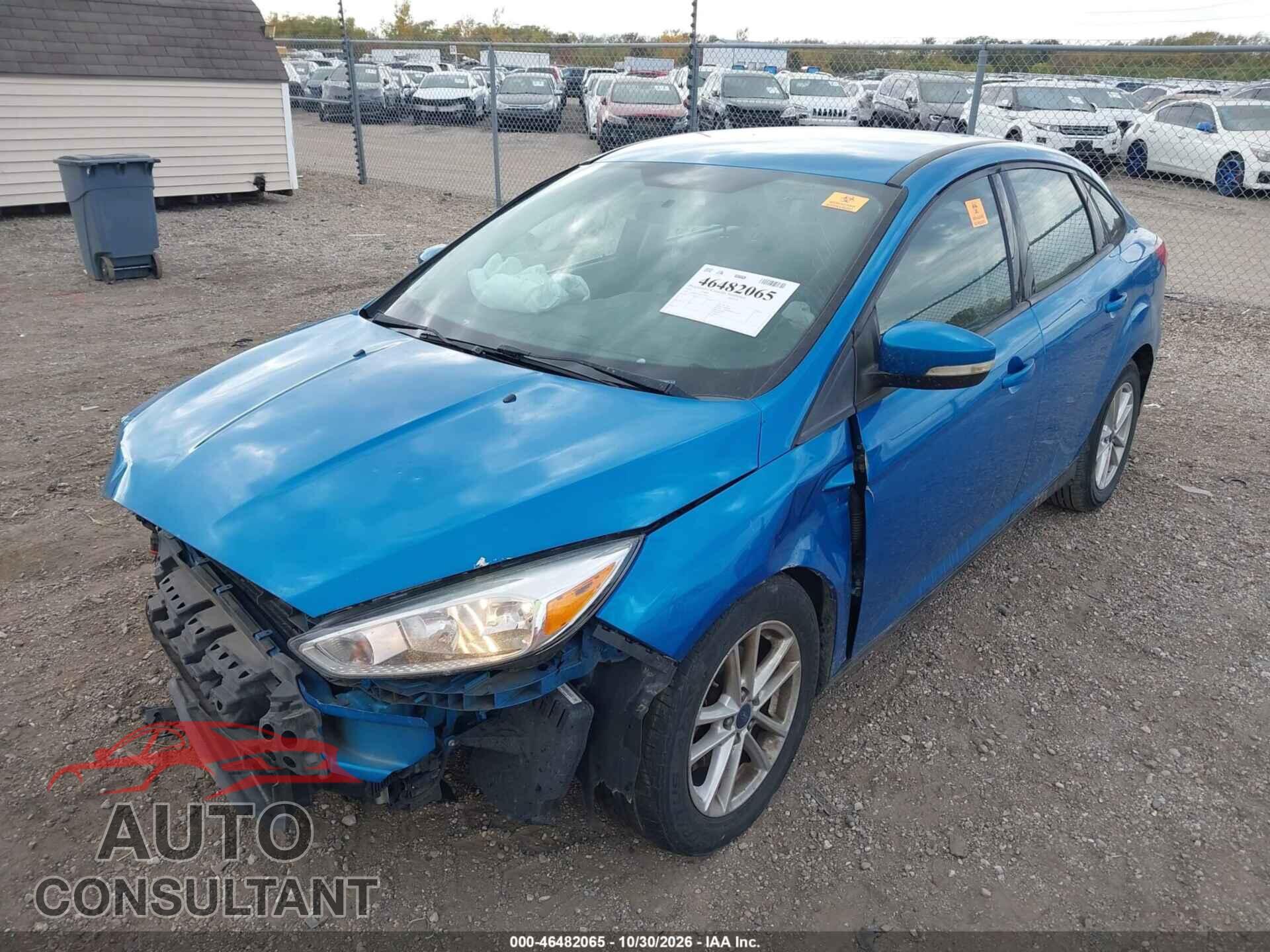FORD FOCUS 2016 - 1FADP3F25GL377767