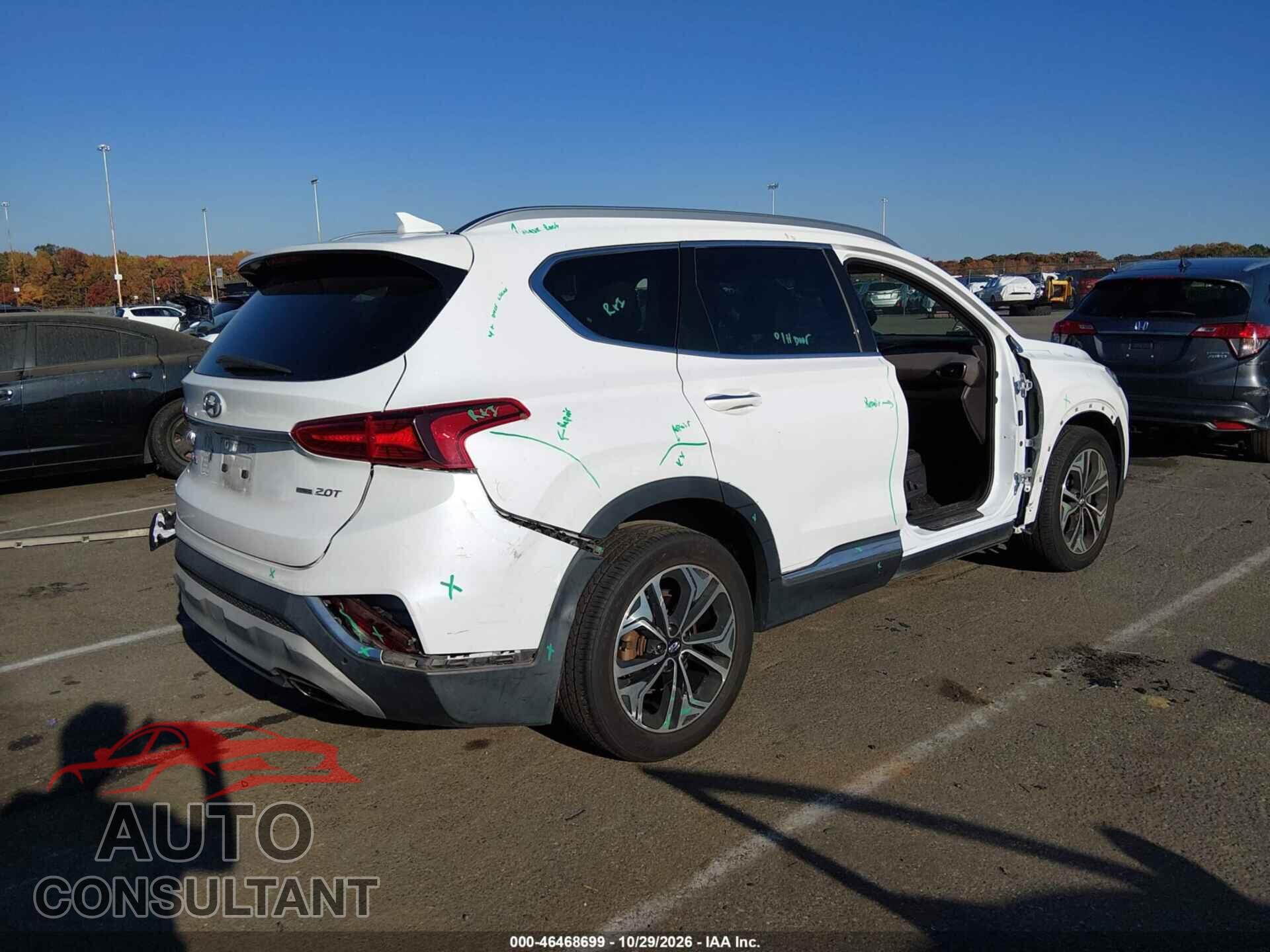 HYUNDAI SANTA FE 2019 - 5NMS5CAA9KH035206