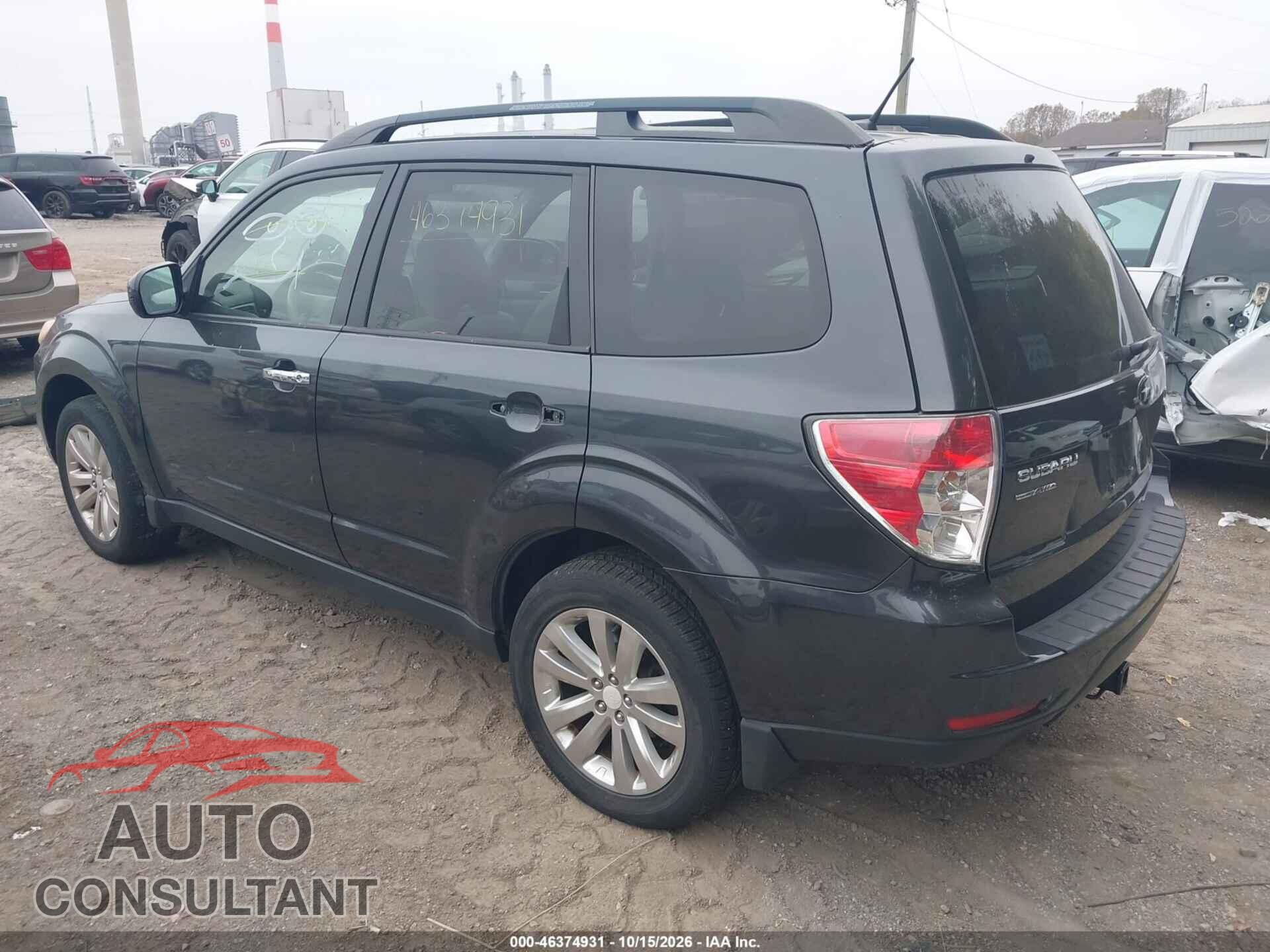 SUBARU FORESTER 2012 - JF2SHBDC8CH423613