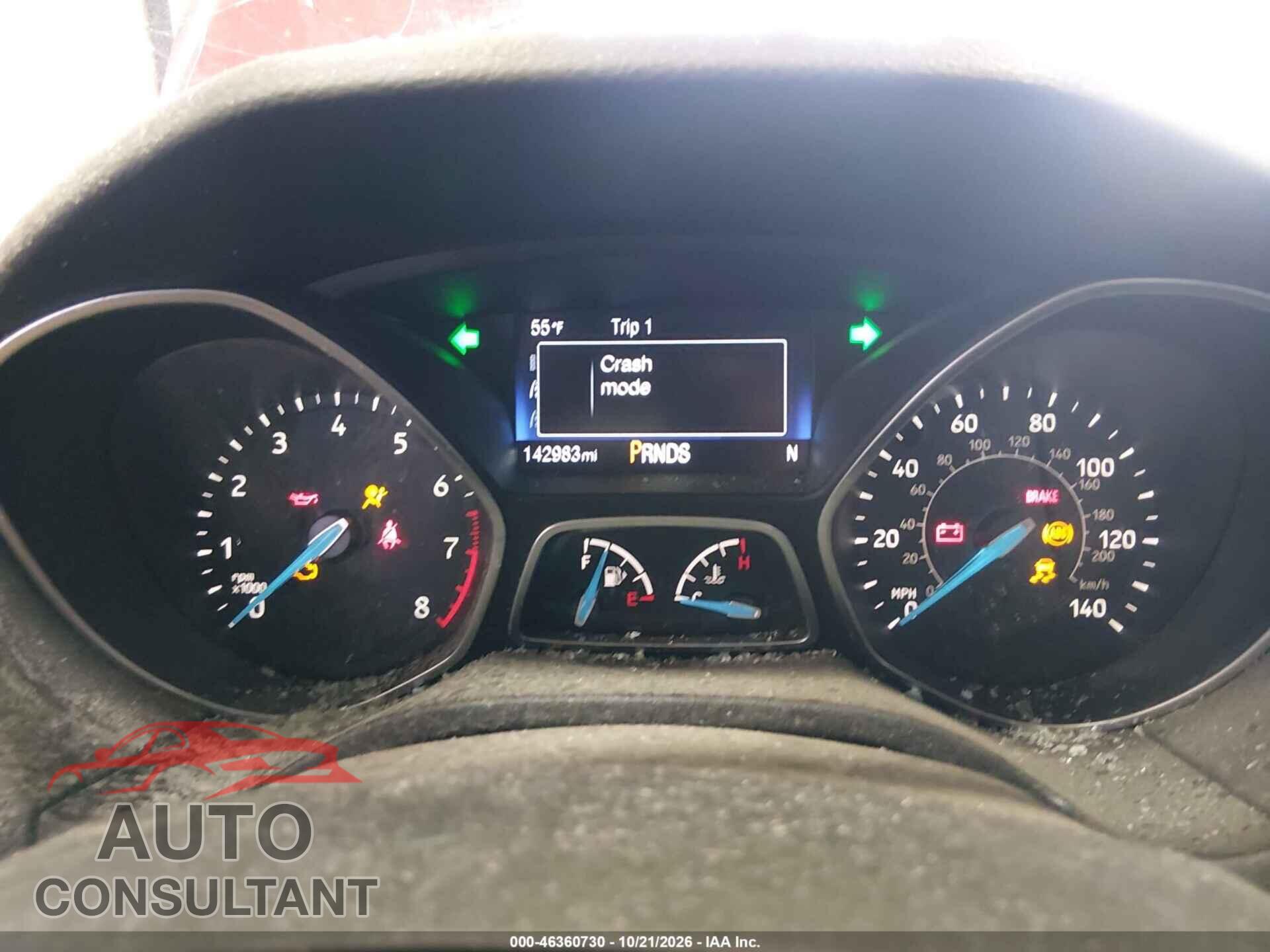 FORD FOCUS 2017 - 1FADP3H26HL237421