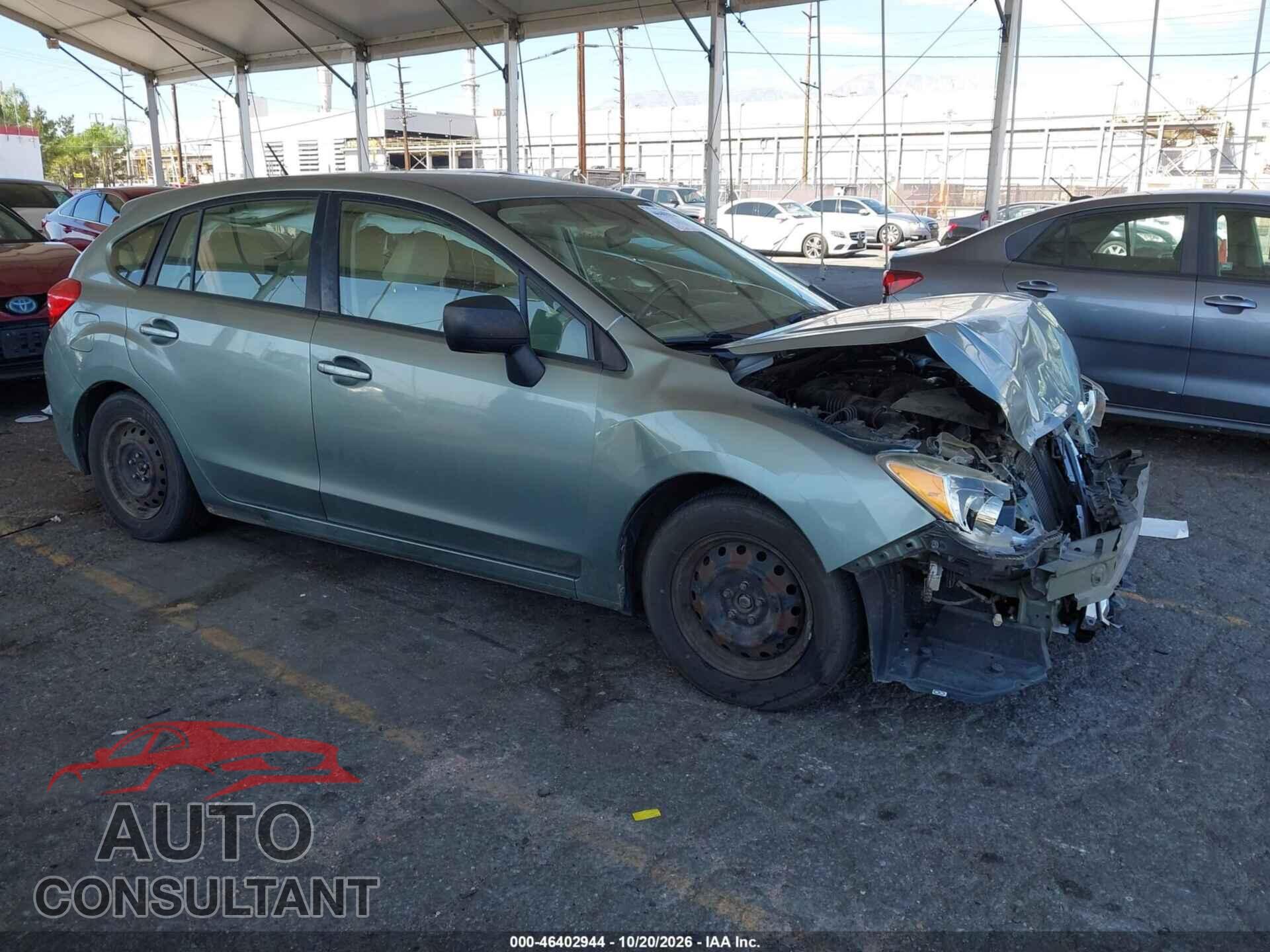 SUBARU IMPREZA 2014 - JF1GPAA65E9308387