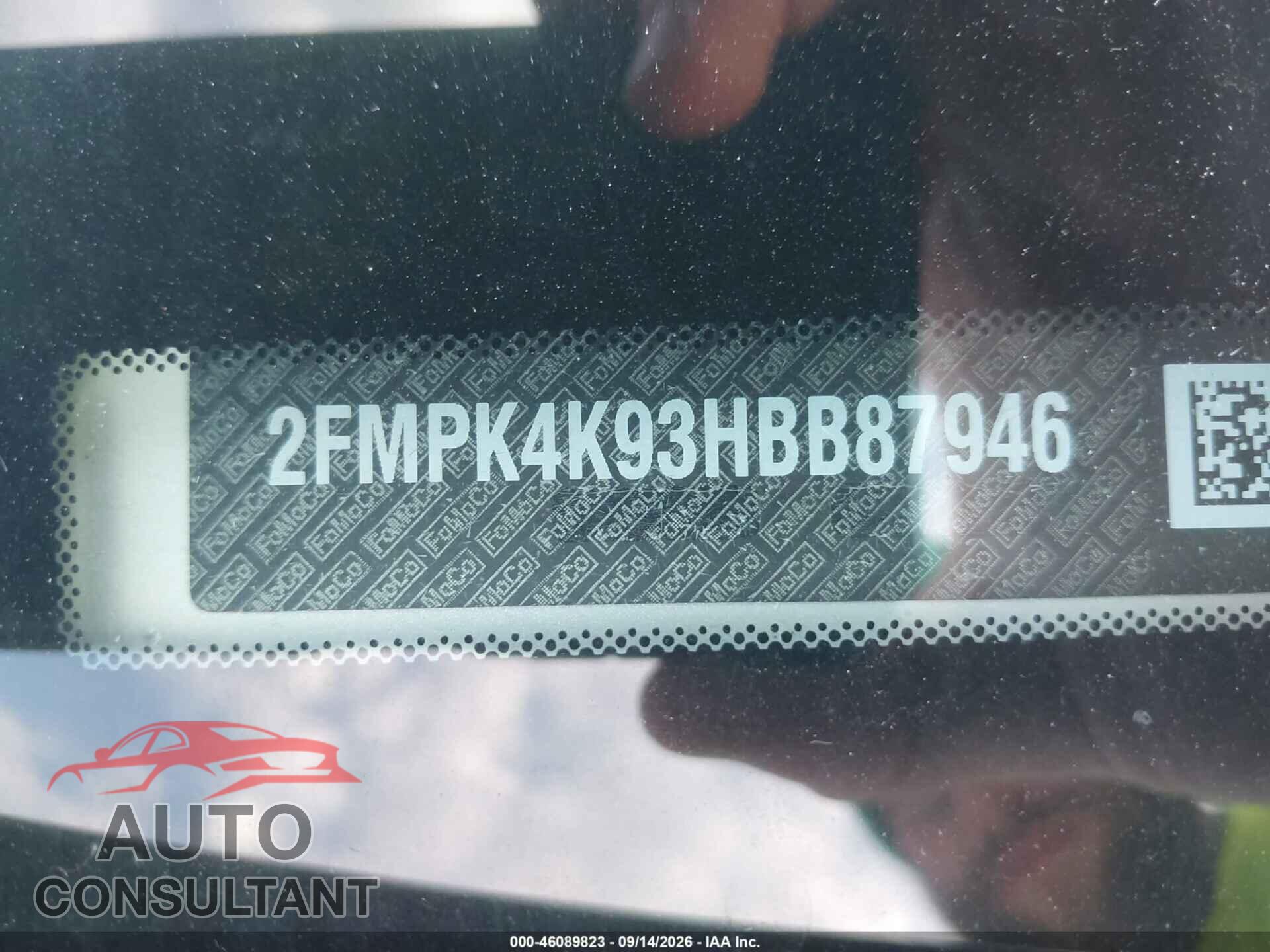 FORD EDGE 2017 - 2FMPK4K93HBB87946