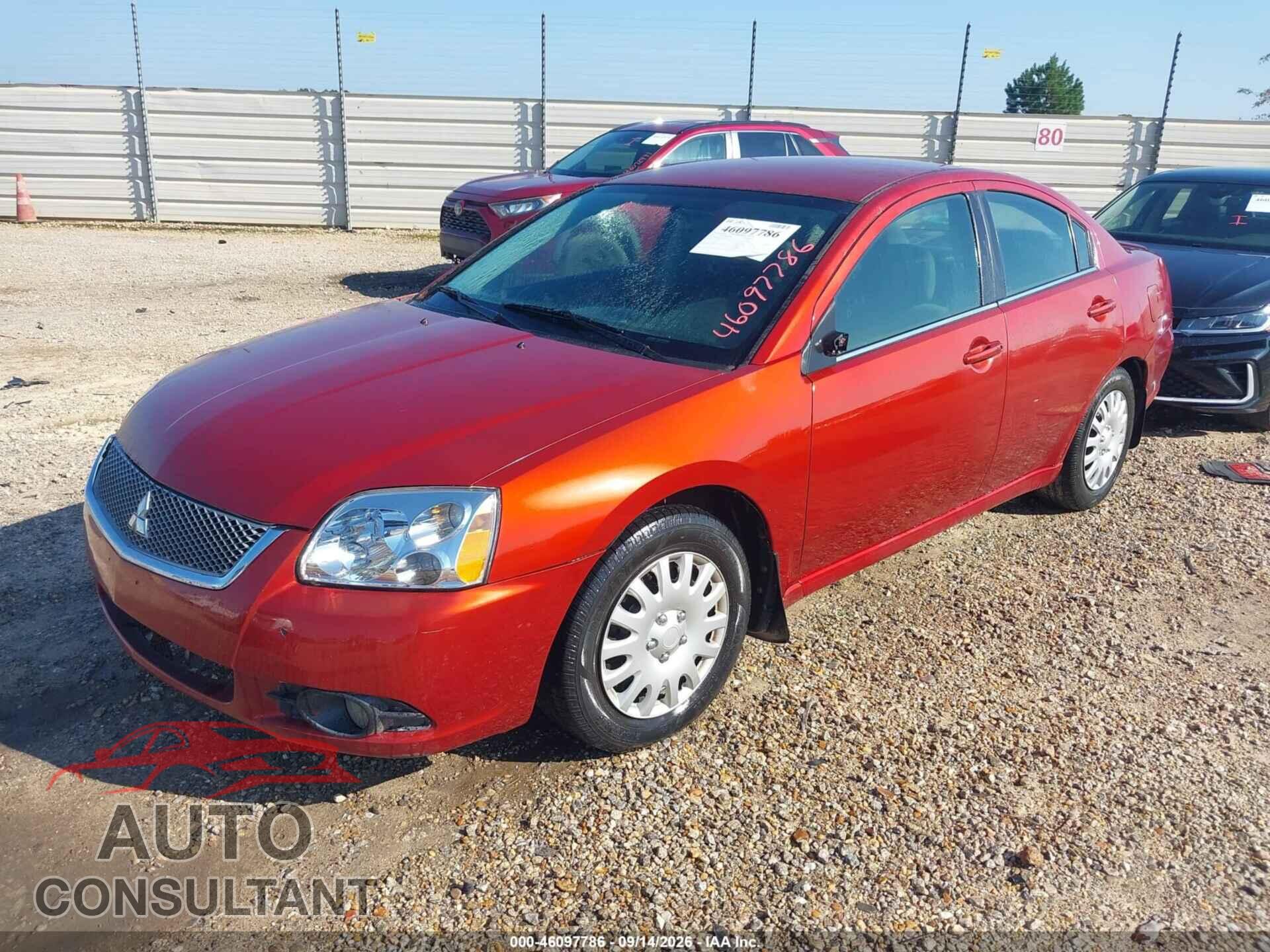 MITSUBISHI GALANT 2012 - 4A32B3FF9CE024446