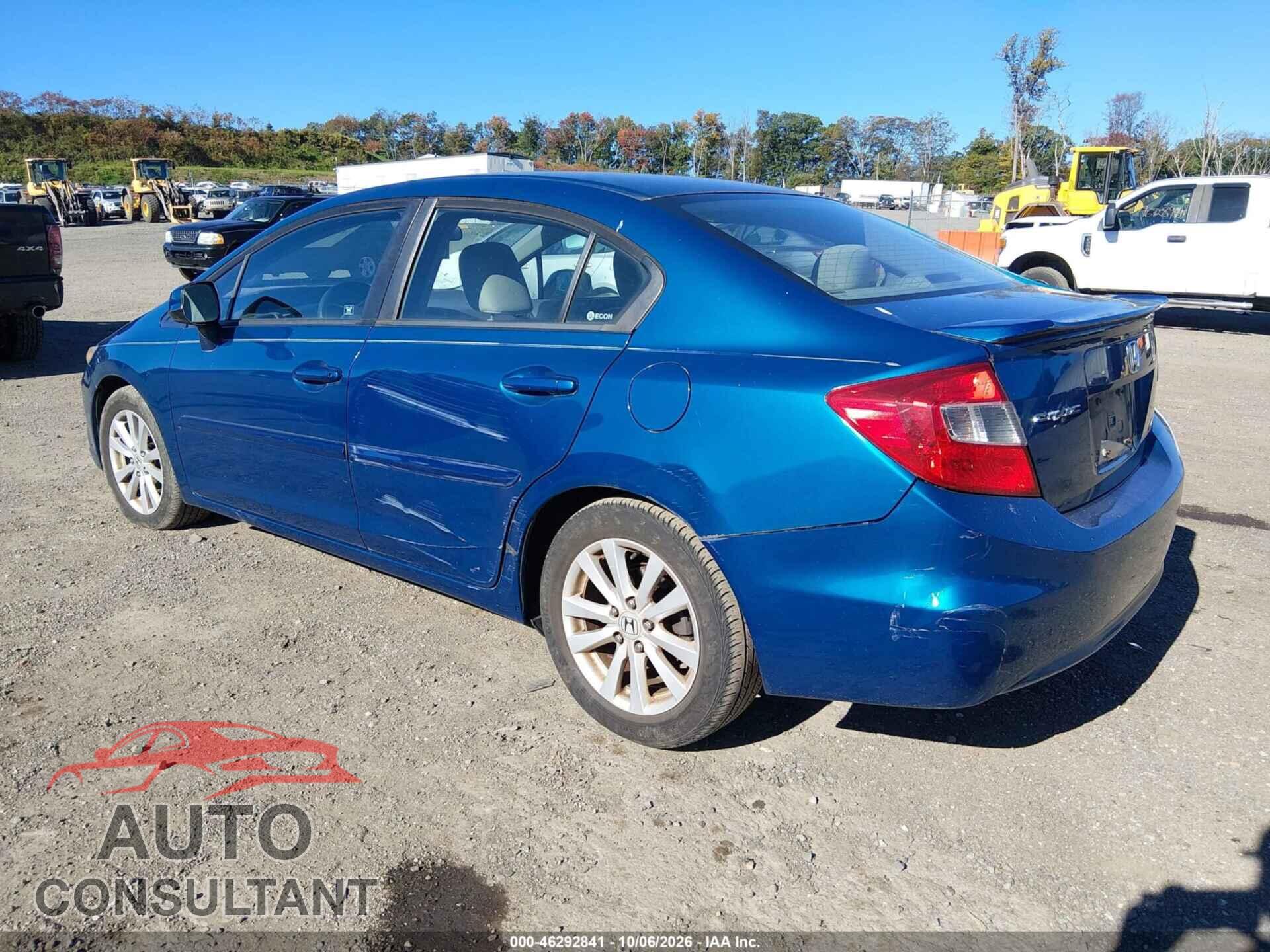 HONDA CIVIC 2012 - 2HGFB2F85CH542807