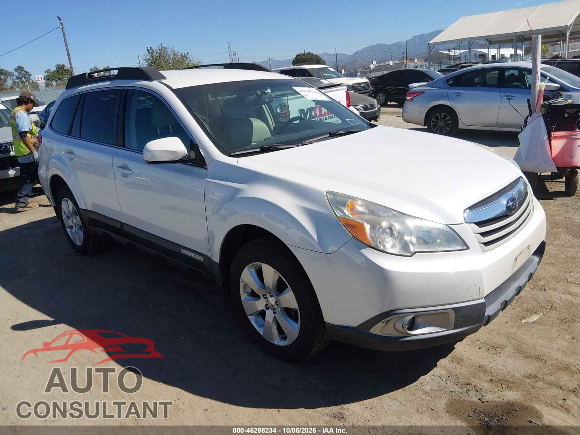 SUBARU OUTBACK 2012 - 4S4BRCCCXC3213073