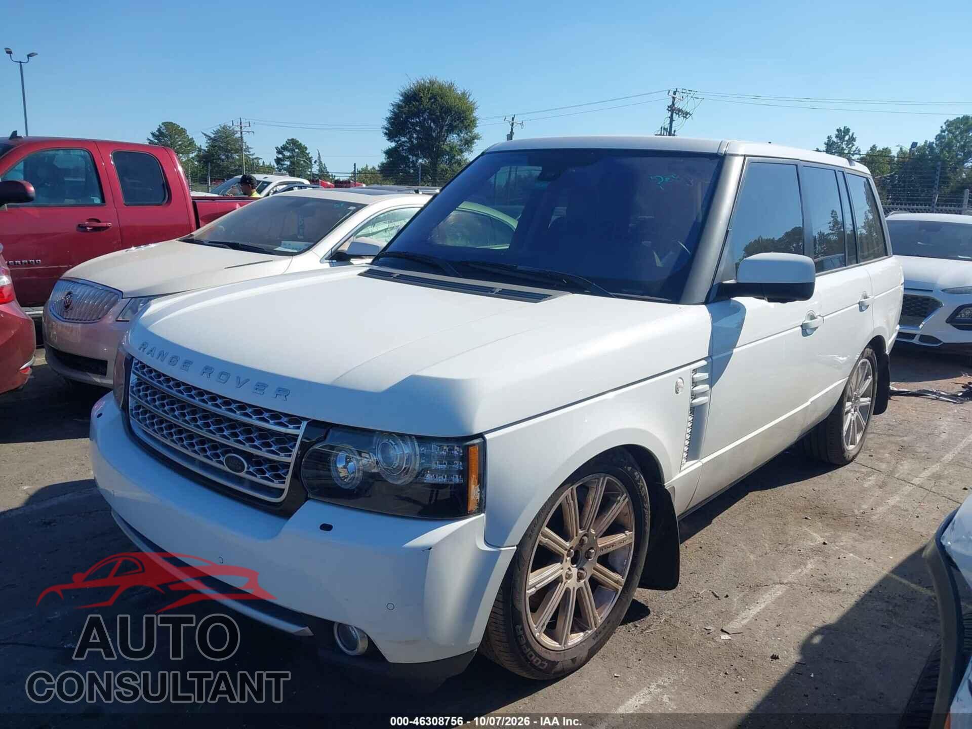 LAND ROVER RANGE ROVER 2012 - SALMF1E41CA376344