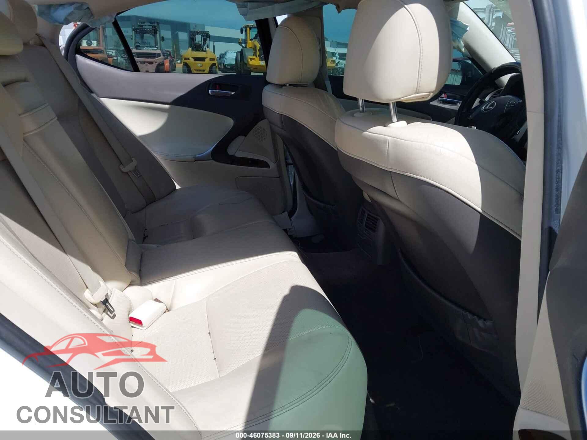 LEXUS IS 250 2010 - JTHBF5C29A2096409